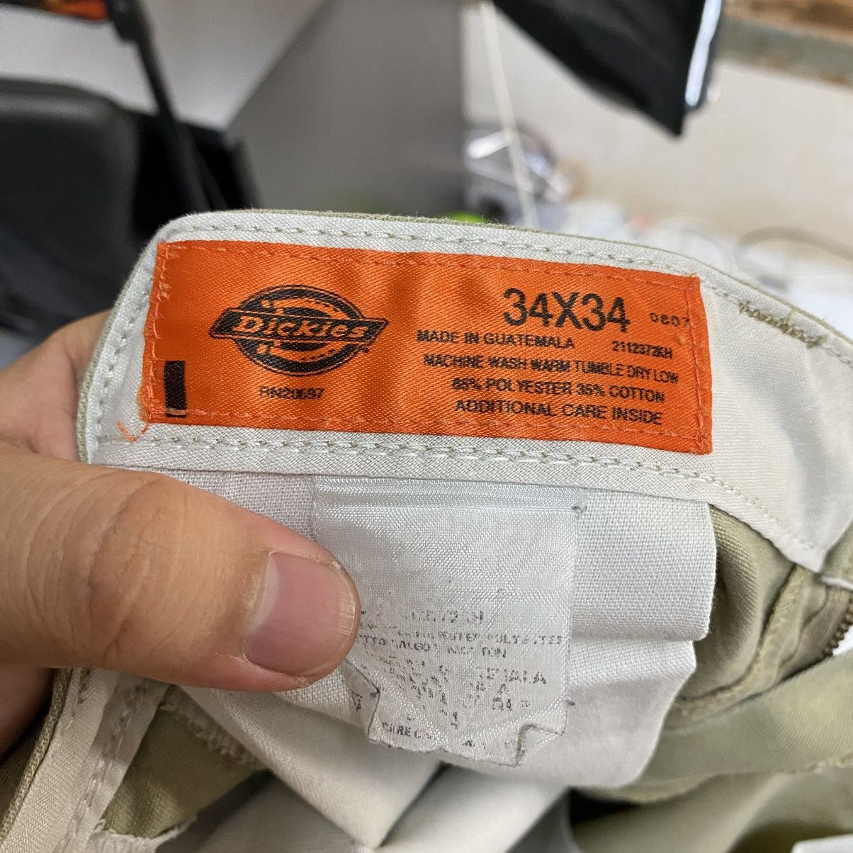 Dickies DL Dickies Beige Cargo Multipocket Pants #C1263 Size US 34 / EU 50 - 19 Thumbnail
