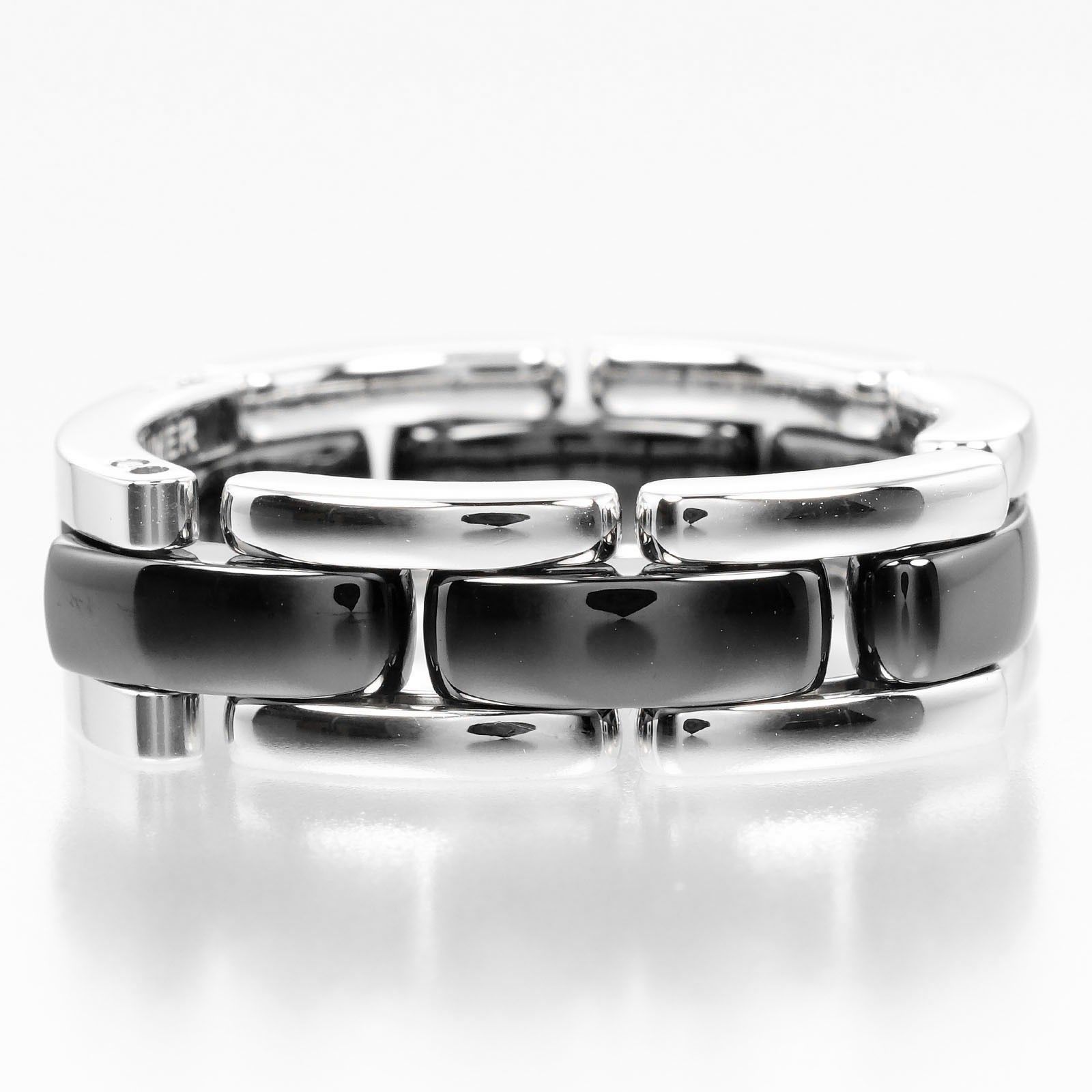 Chanel Chanel Ultra Ring 18K White Gold and Ceramic with Diamond Size ONE SIZE - 1 Thumbnail