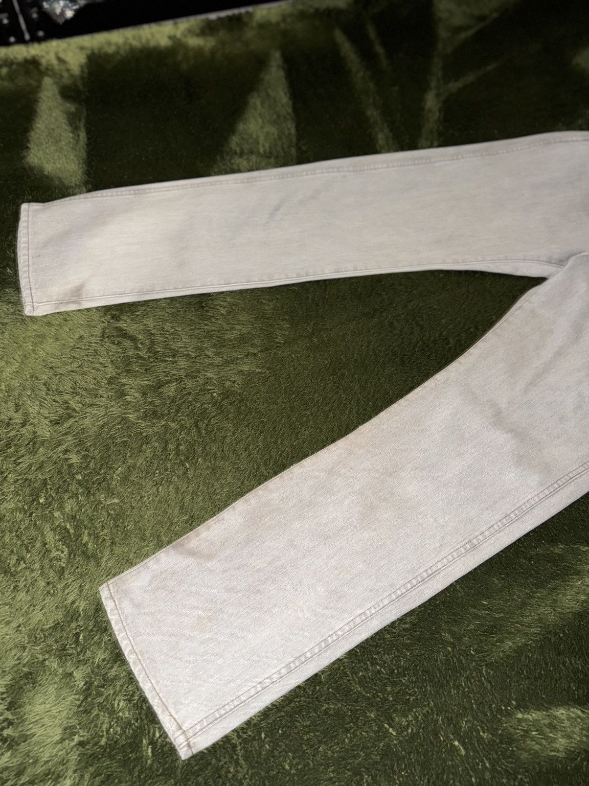 Beams Japan [L] BEAMS Japan Straight Fit Vintage Wash Denim Pants Grey Size US 32 / EU 48 - 6 Thumbnail