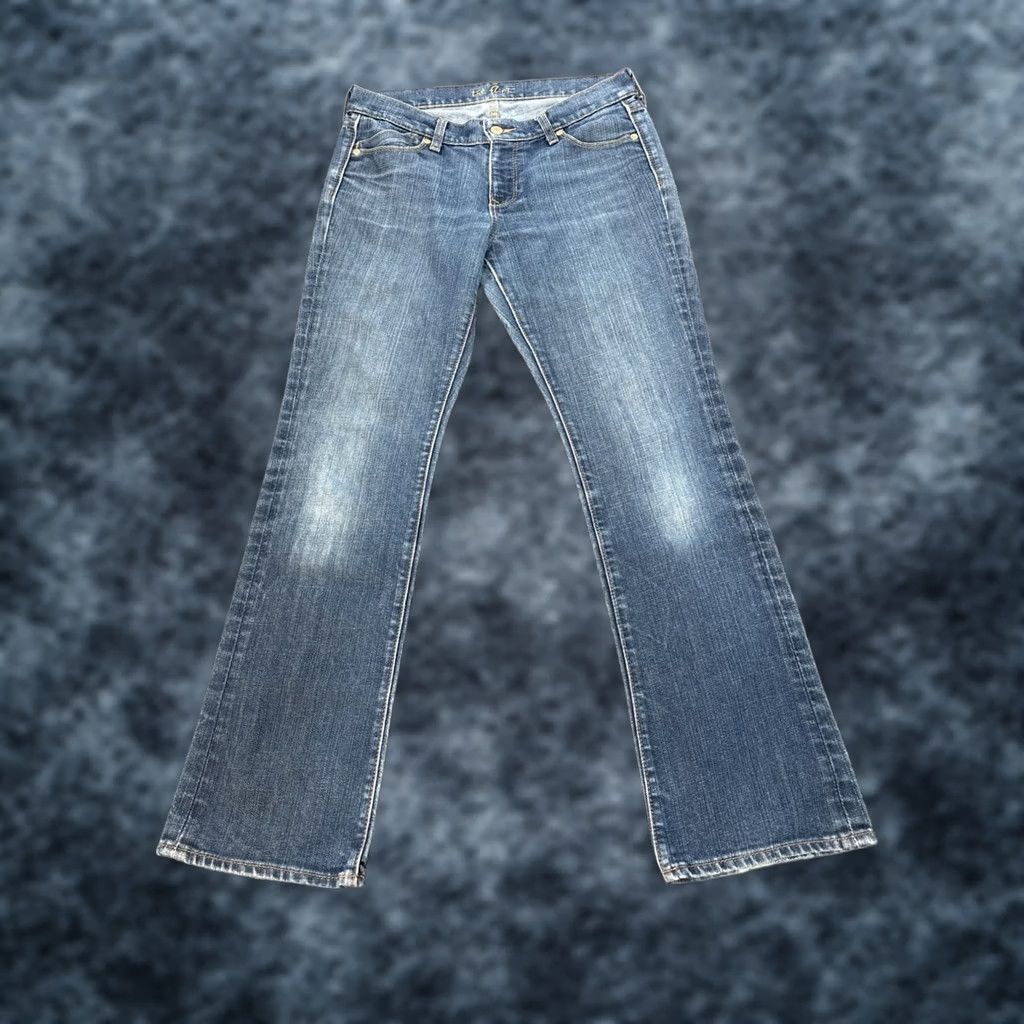 Old Navy VINTAGE Old Navy Jeans Womens 32x30 Medium Wash Low Rise Distressed Bootcut 90s Y2K Men/Women Size 24" / US 00 / IT 34 - 1 Thumbnail