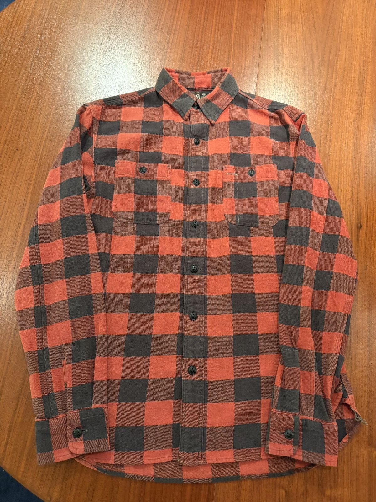 RRL DOUBLE RL RALPH LAUREN BUFFALO PLAID SHIRT SMALL