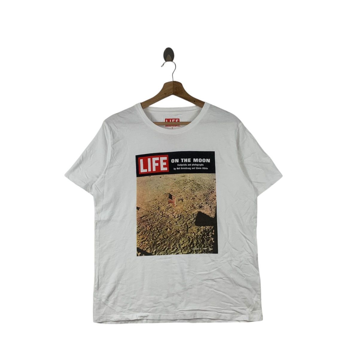 LIFE MAGAZINE FOTOFOLIO Life On The Moon Cover Tee Shirt