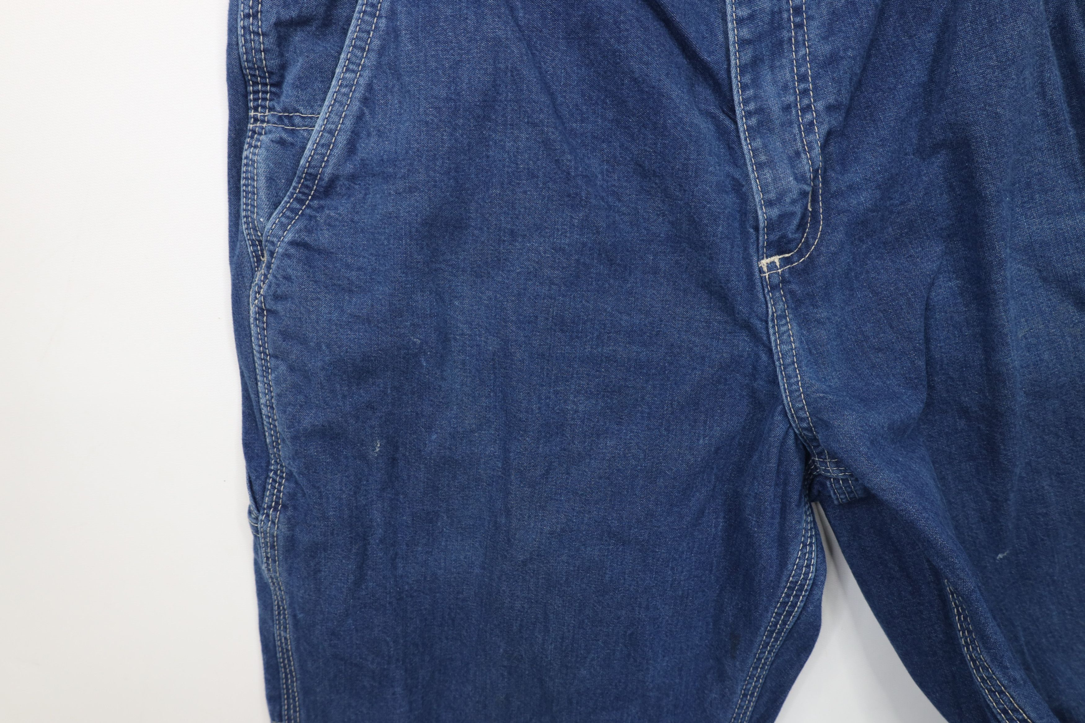 Carhartt × Vintage Vintage Carhartt FR Flame Resistant Wide Leg Dungaree Jeans Size US 34 / EU 50 - 7 Thumbnail