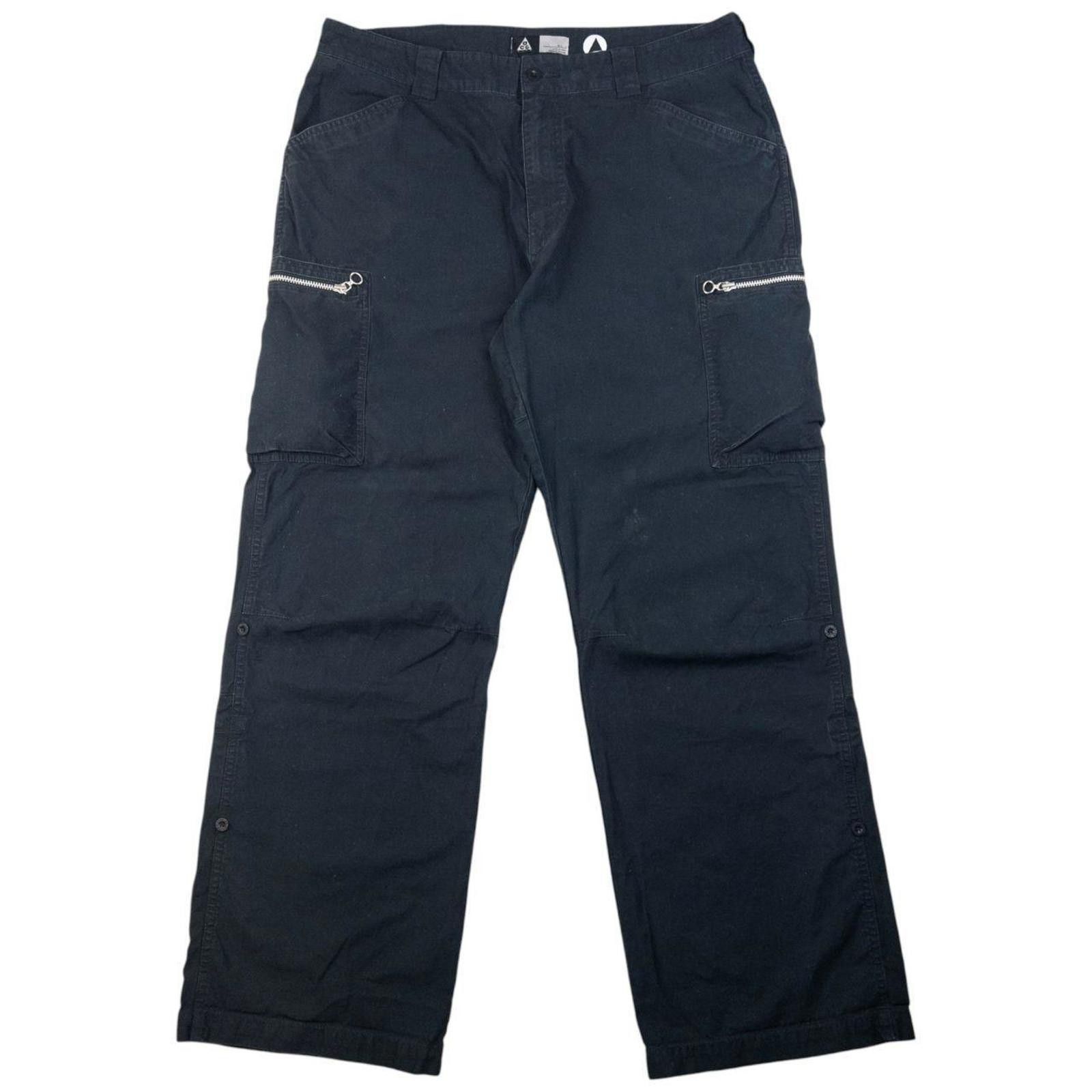 Errolson Hugh × Nike ACG Nikelab ACG FW/17 Black Cargo Pants | Grailed