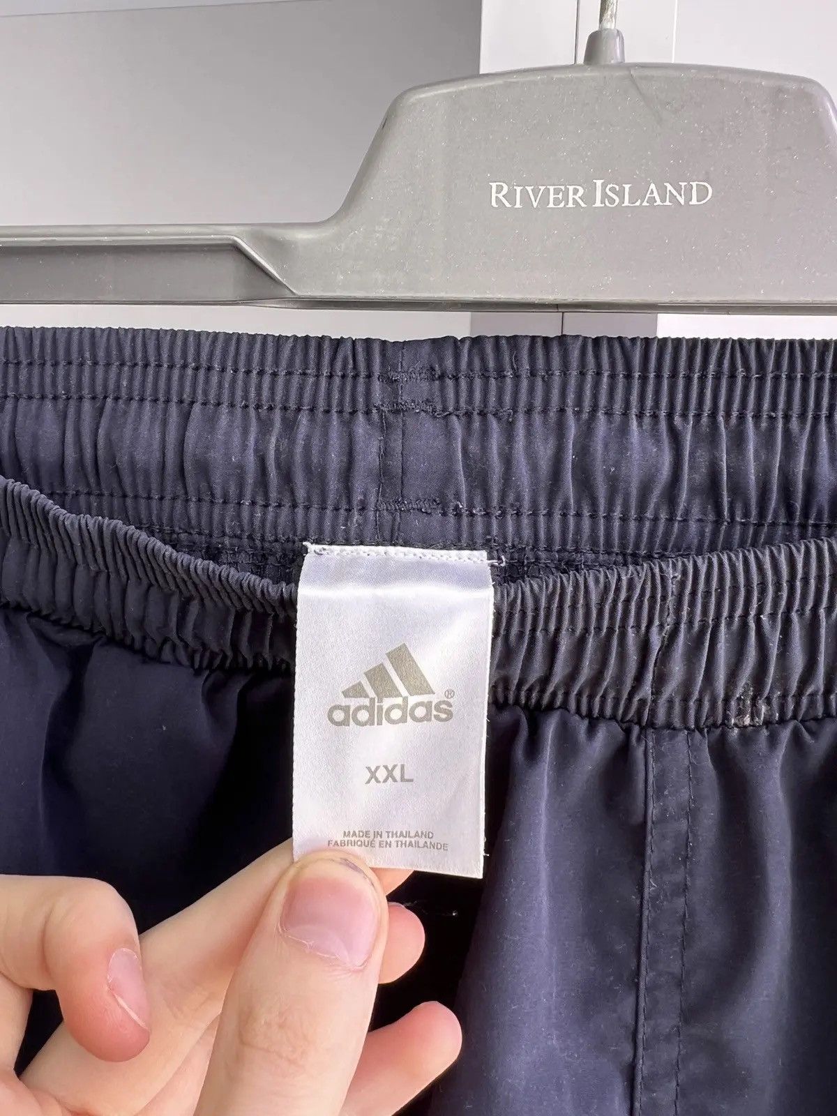 Adidas × Vintage Vintage Adidas Navy Shorts 90s style Size US 34 / EU 50 - 7 Thumbnail