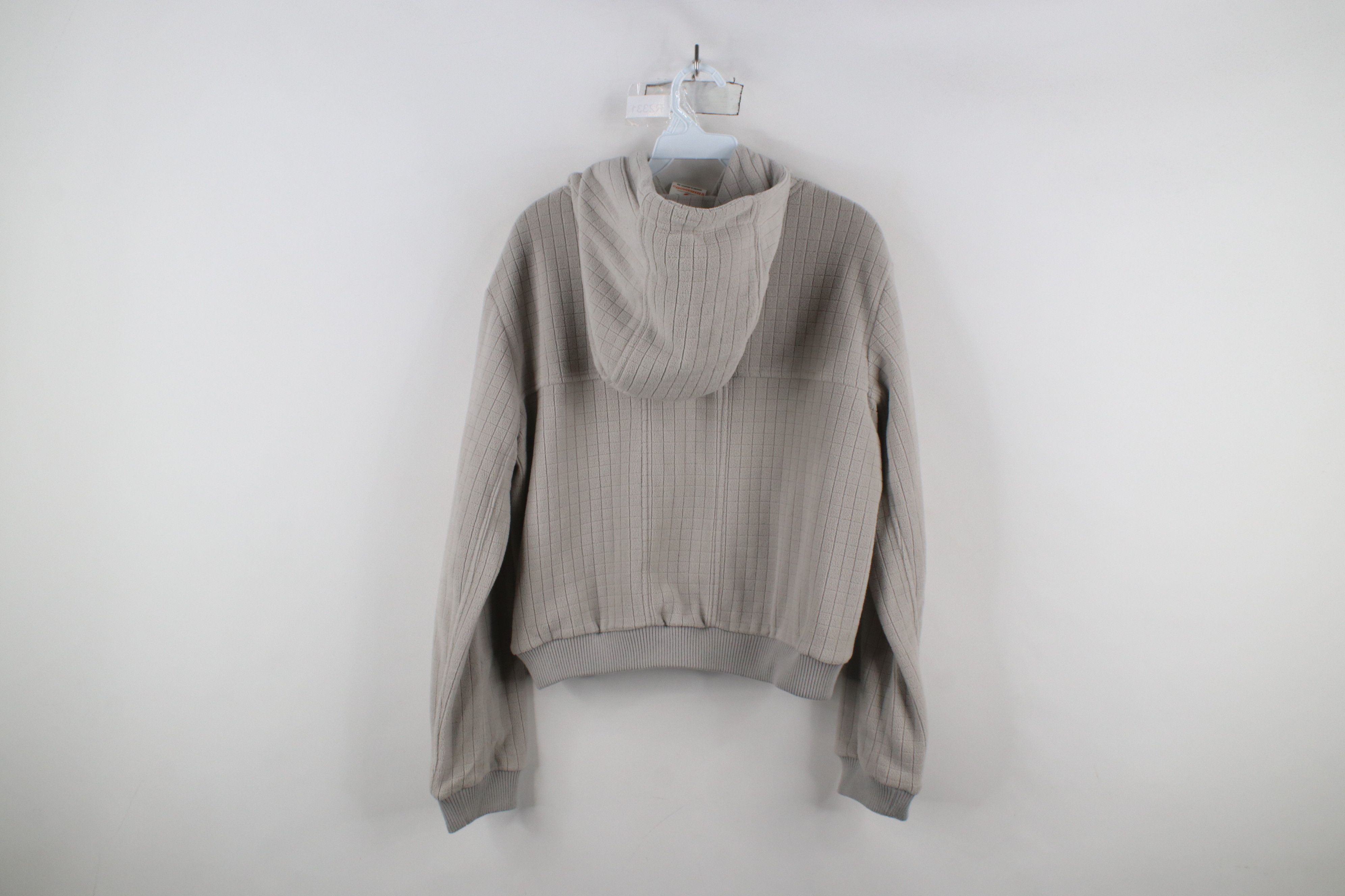 Vintage Beardedgoat Spell Out Sierra Fleece Hoodie Sweatshirt Gray Size M / US 6-8 / IT 42-44 - 9 Thumbnail