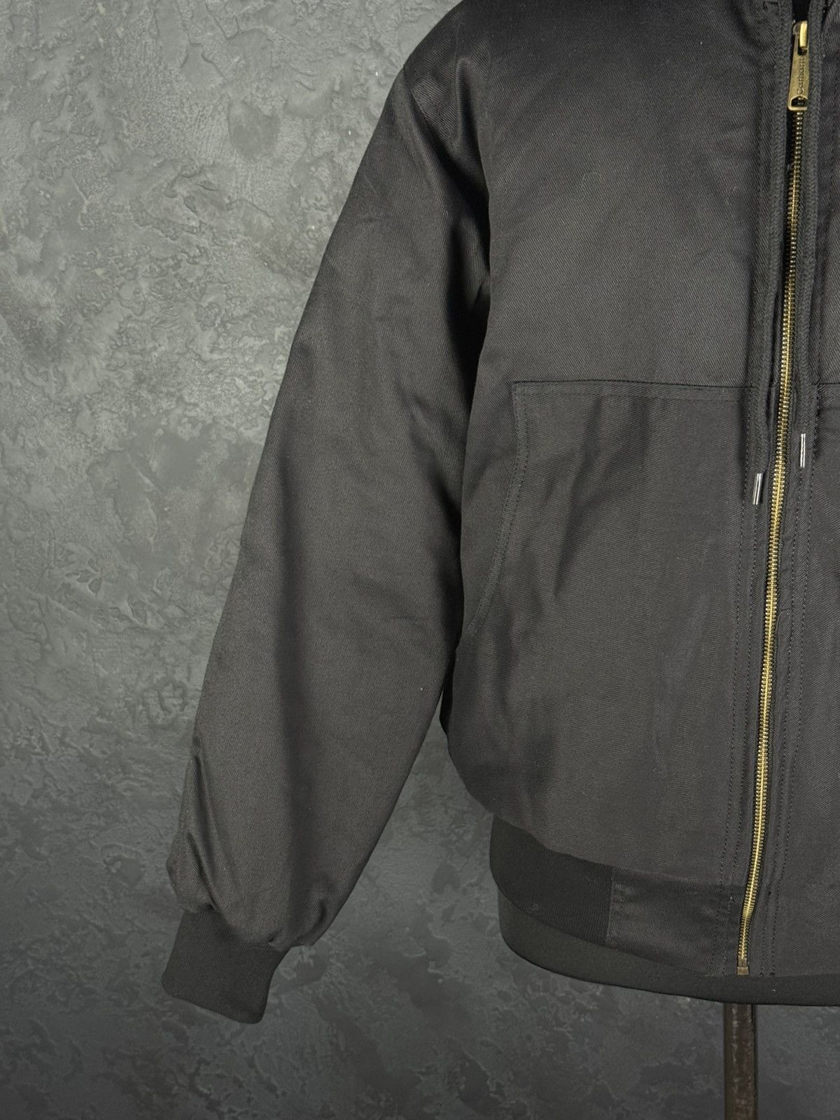 Carhartt CARHARTT Black Quilted Hooded Jacket Size Large MADE IN USA Size US L / EU 52-54 / 3 - 7 Thumbnail