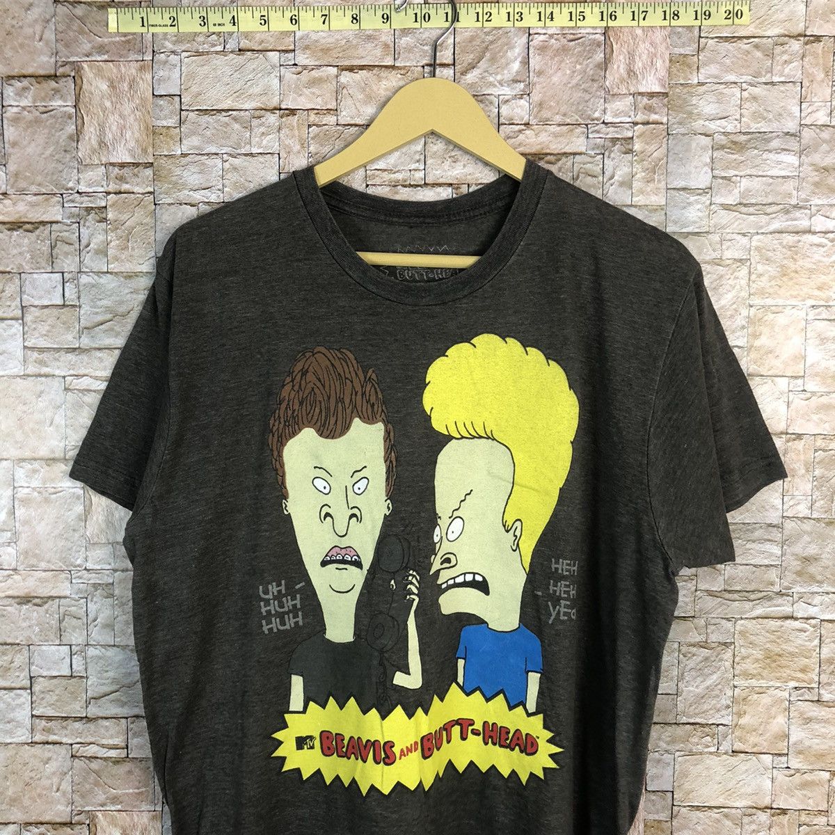 Cartoon Network Bravis But Head Brown Tee #A552 Size US M / EU 48-50 / 2 - 2 Thumbnail