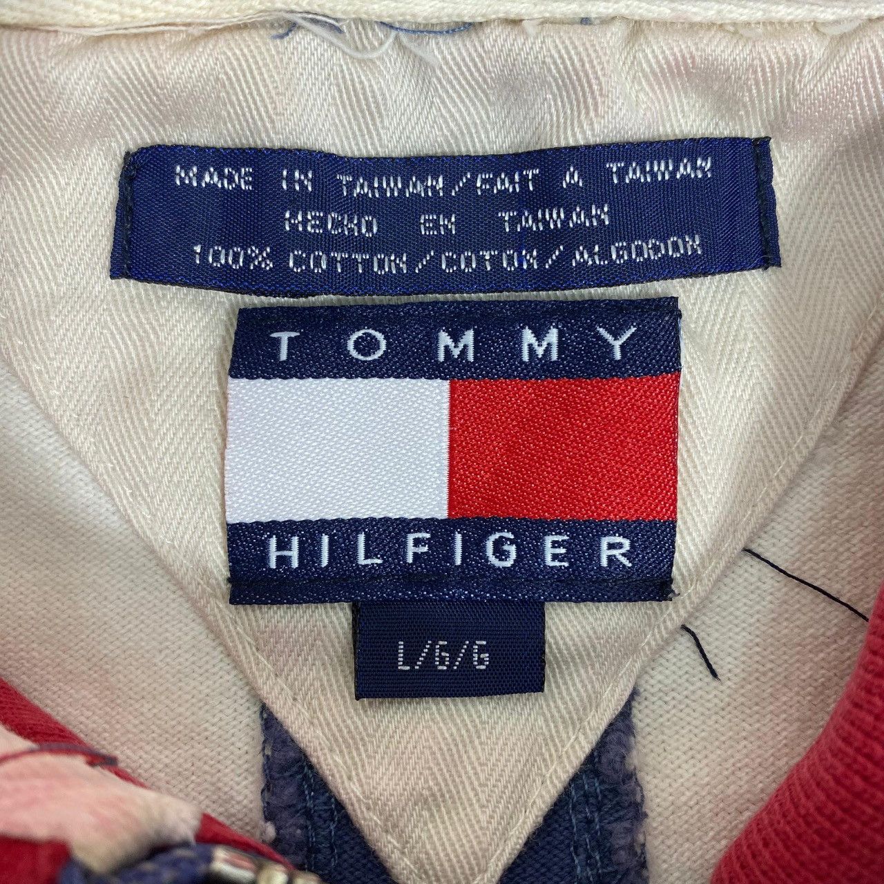 Tommy Hilfiger Vintage 90s TOMMY HILFIGER Surf Boards Custom Made Polos Size US L / EU 52-54 / 3 - 6 Thumbnail