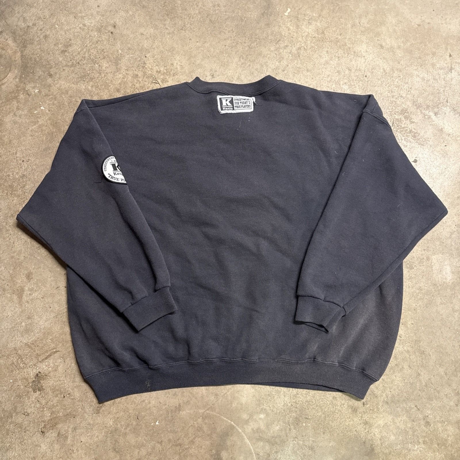 Rap Tees Vintage Rap Sweatshirt Mens 2XL Black 90s Karl Kani Kenlo Size US XXL / EU 58 / 5 - 6 Thumbnail