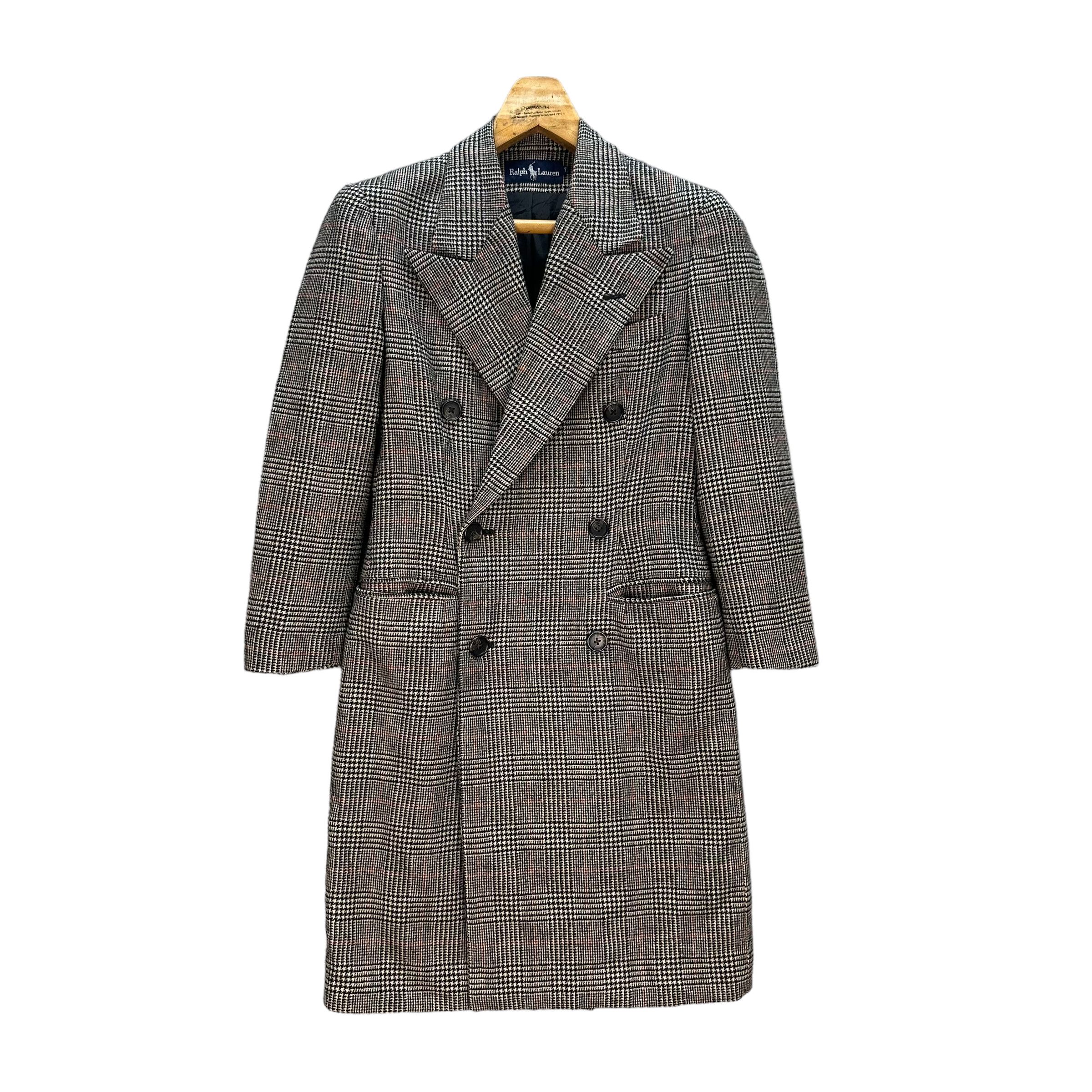 RALPH LAUREN DOUBLE BREASTED WOOL COAT #8202-212