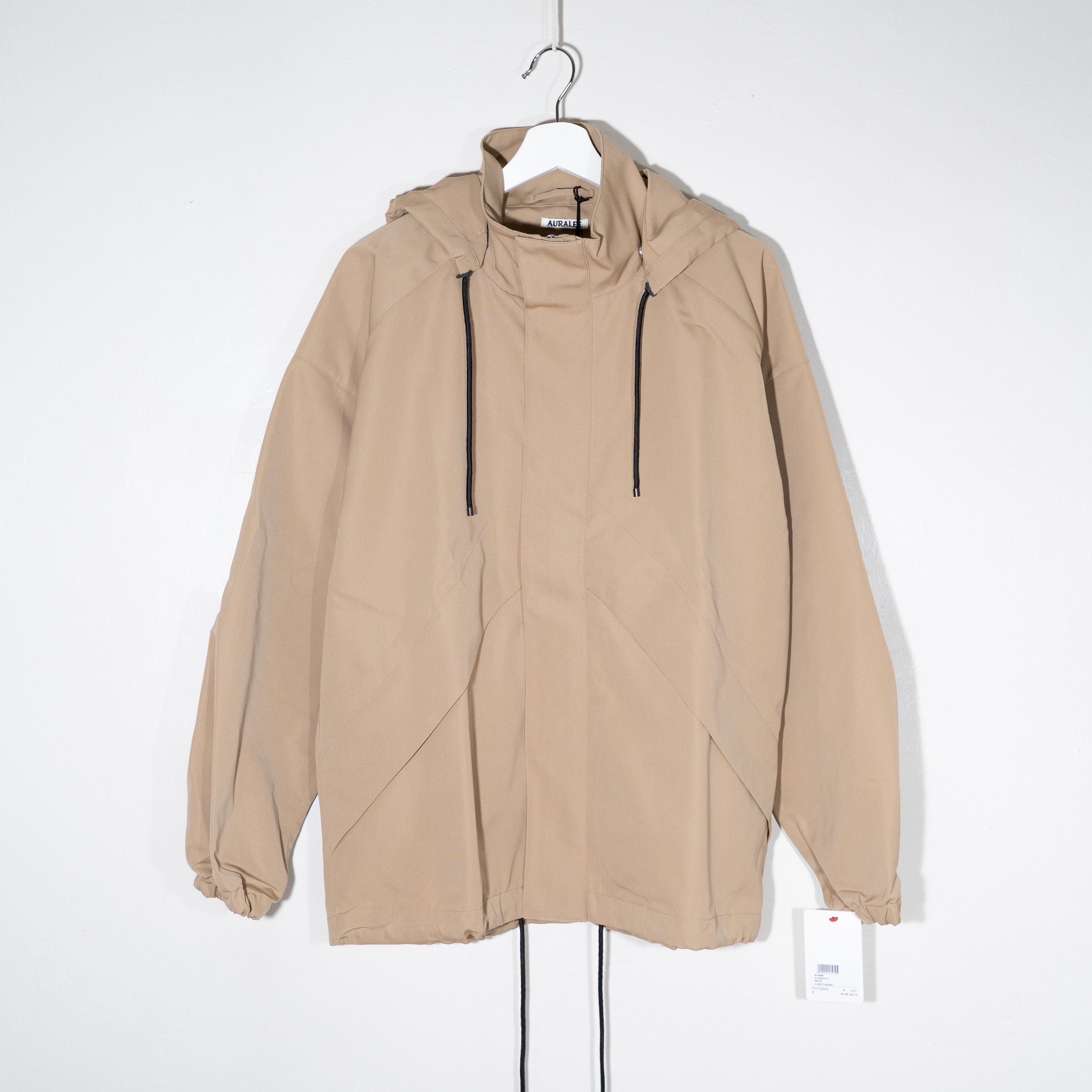 Auralee Wool Max Canvas Hooded Blouson | Grailed