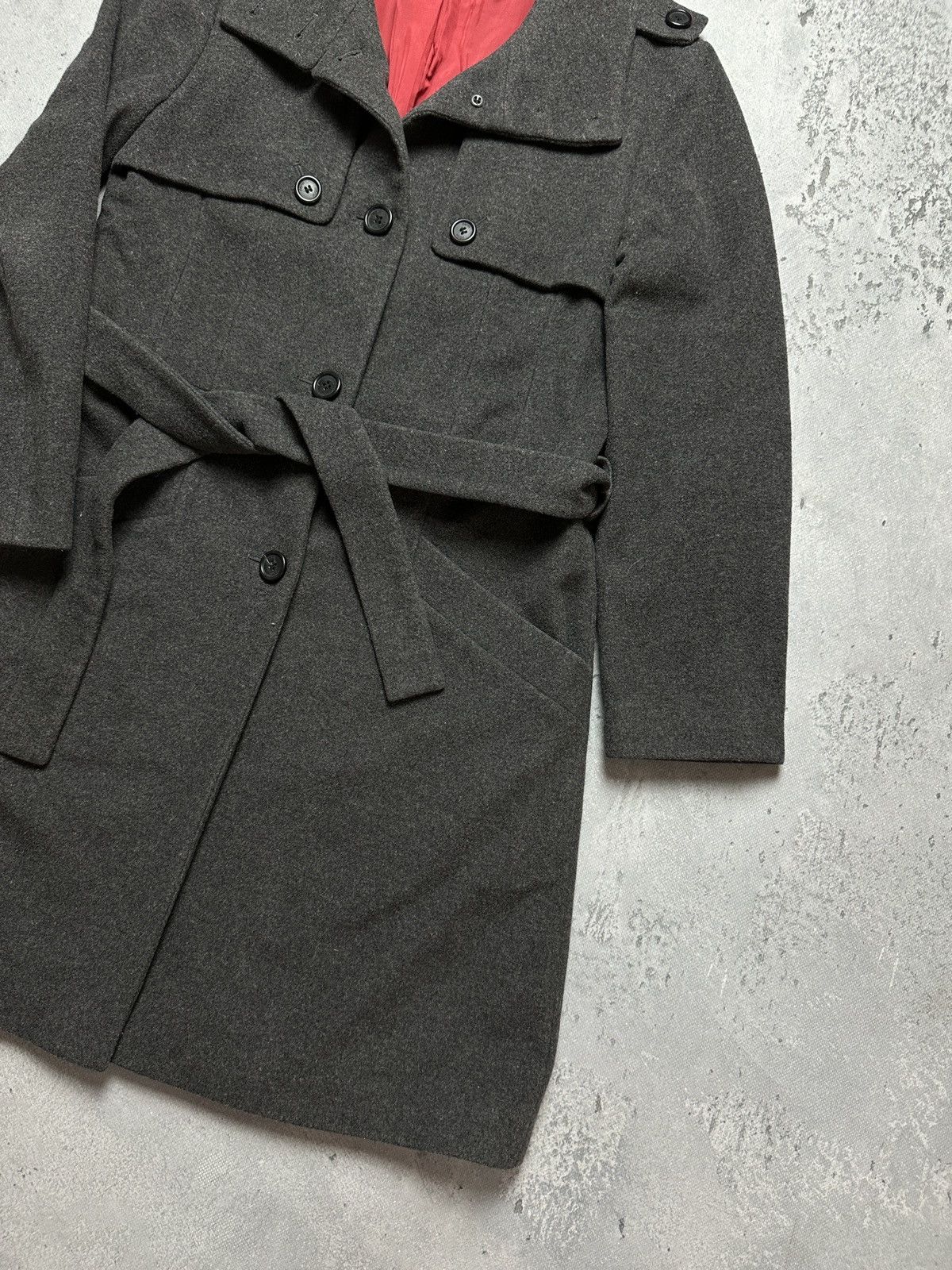 Hugo Boss Boss Hugo Boss Wool Vintage Long Belted Trench Coat Madleen Size M / US 6-8 / IT 42-44 - 2 Thumbnail