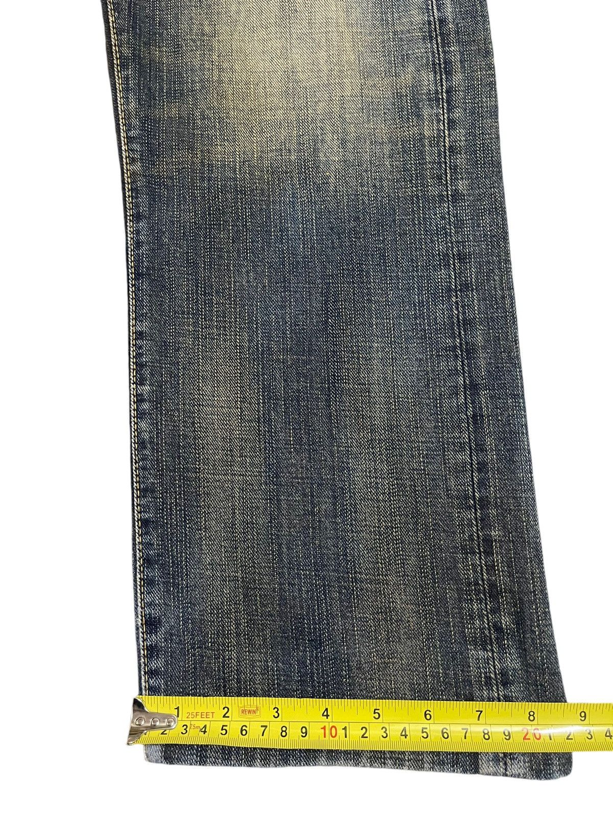 Full Count & Co. Vintage Japanese Brand Blue Faded Wash Style Baggy Jeans Size US 31 - 16 Thumbnail