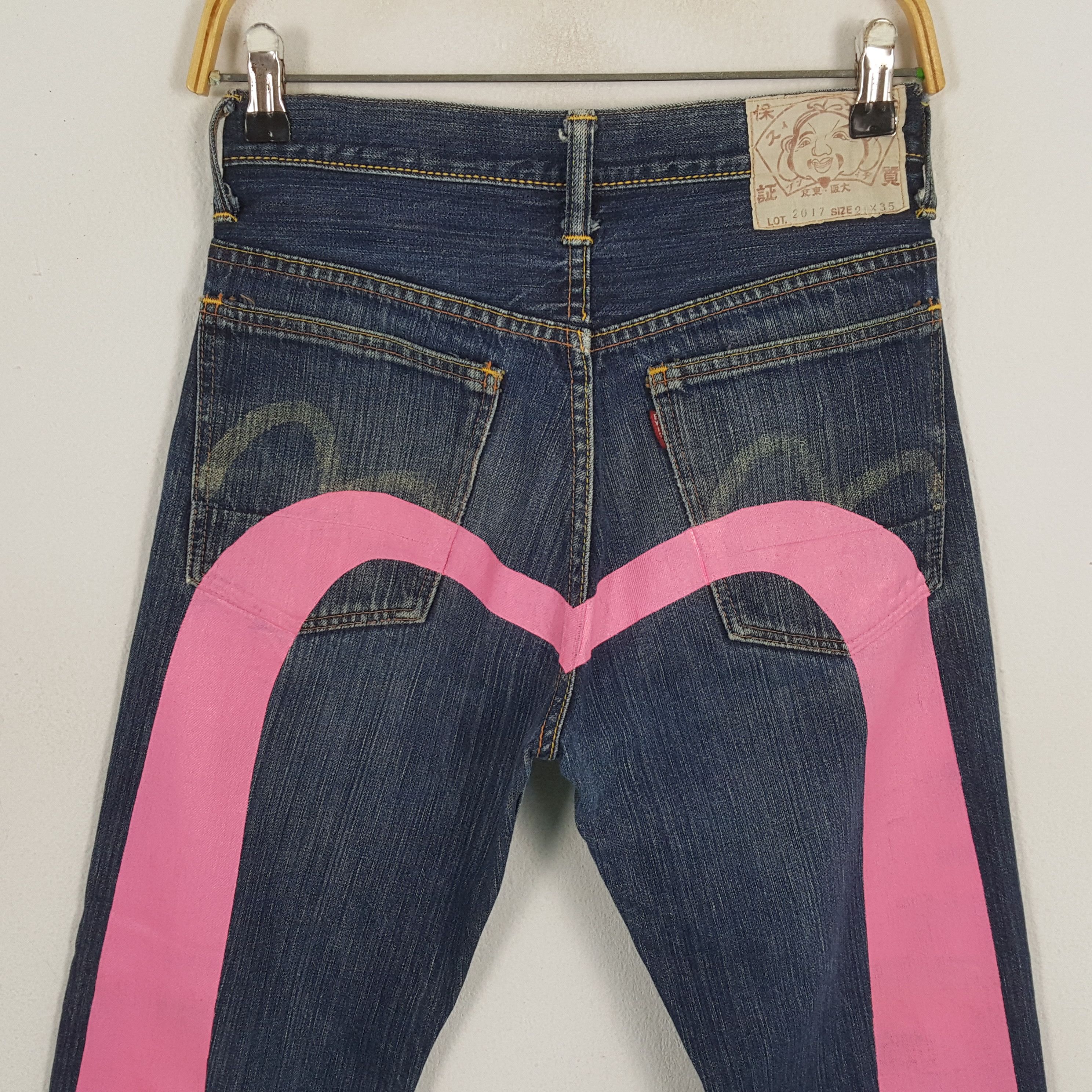 Evisu × Japanese Brand × Vintage Vintage EVISU Japanese Brand Daicock Custom Style Jean Size US 27 - 2 Thumbnail