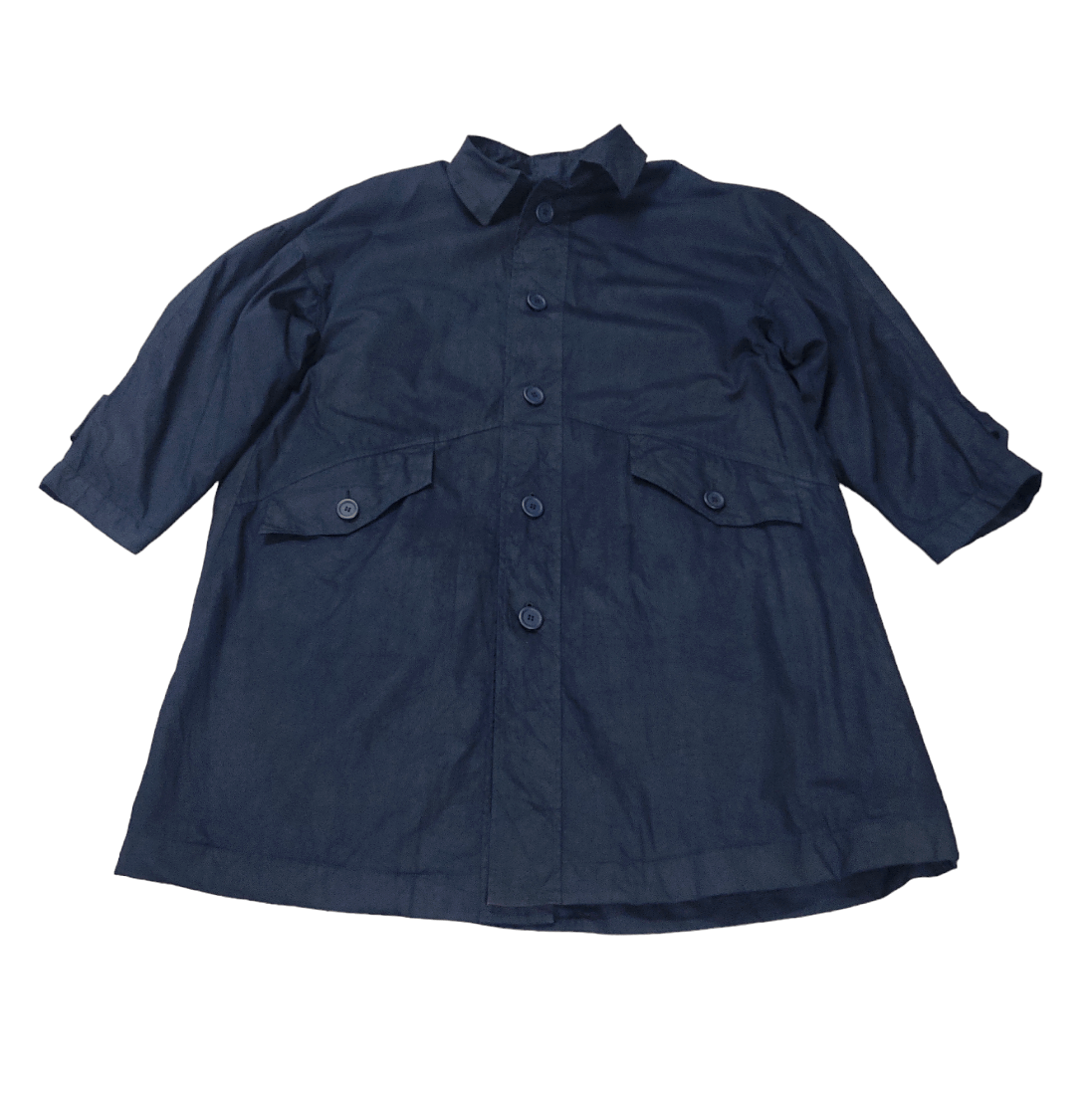 Issey Miyake Vintage 80s I.S ISSEY MIYAKE SPORT Oversized Trench Coat Size US L / EU 52-54 / 3 - 4 Thumbnail