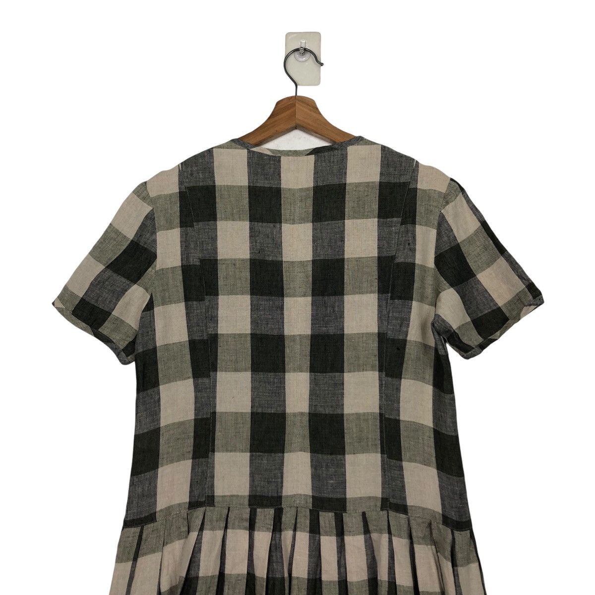Issey Miyake 📌Vintage Gowns Mademoiselle Non Non Tartan Design Size M / US 6-8 / IT 42-44 - 13 Thumbnail