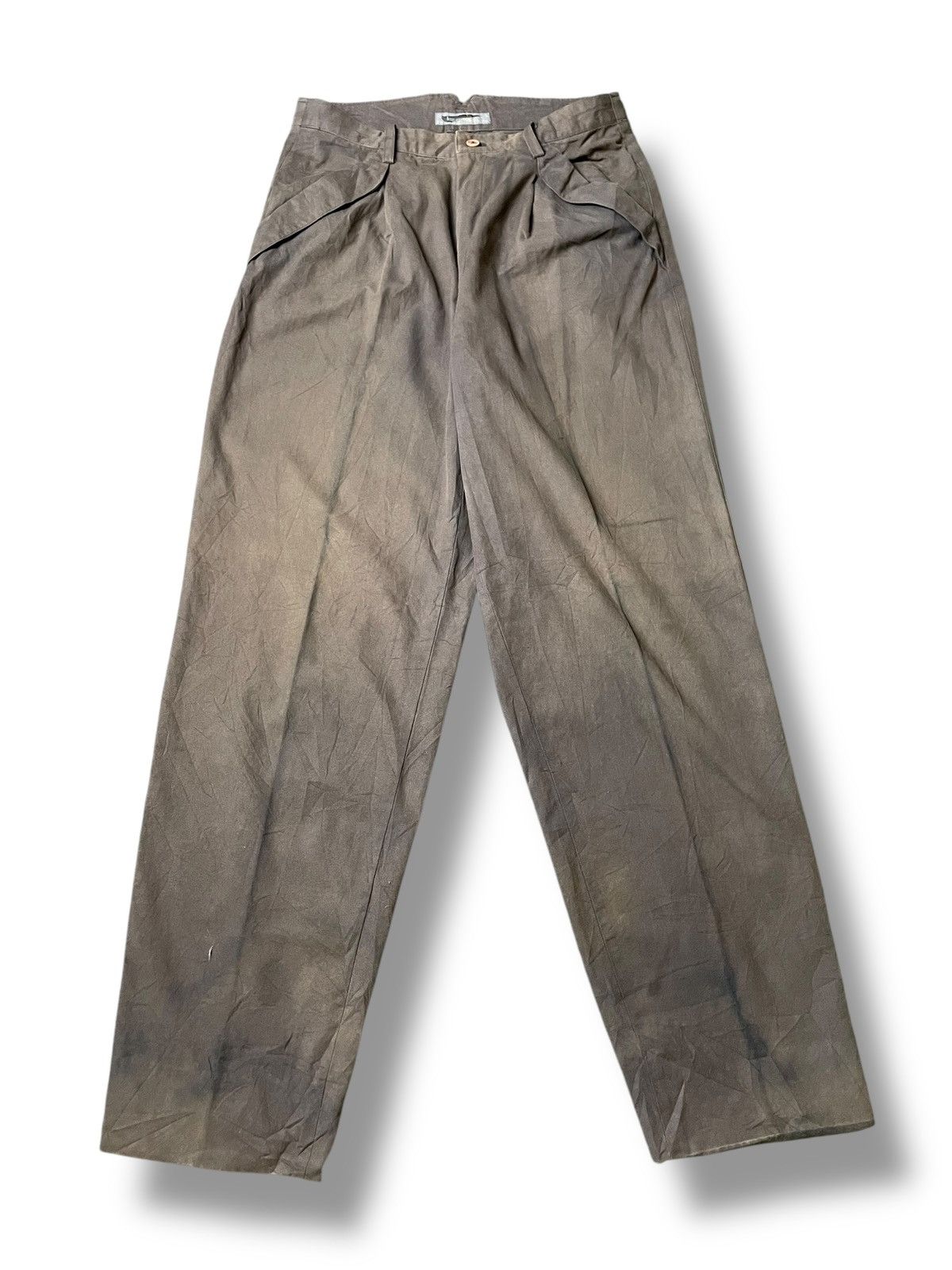 Issey Miyake Vintage ISSEY MIYAKE Classic Slack Pants (105) Size US 29 - 1 Thumbnail