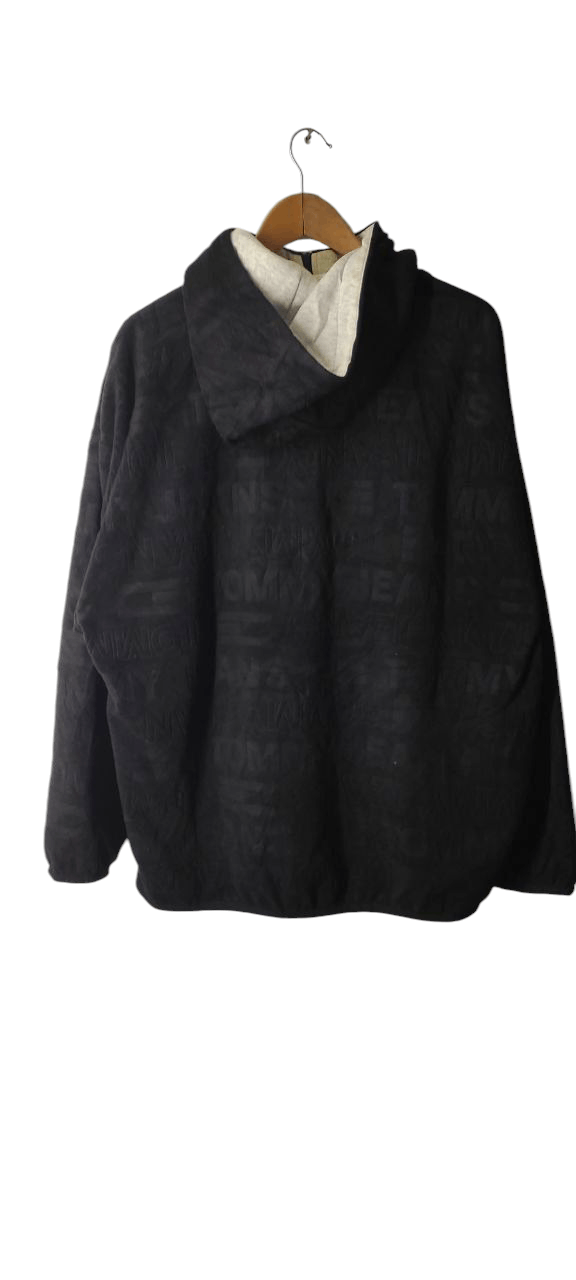 Tommy Hilfiger TOMMY HILFIGER OVERSIZE MONOGRAM HALF ZIPPER PULLOVER JACKET Size US XL / EU 56 / 4 - 9 Thumbnail