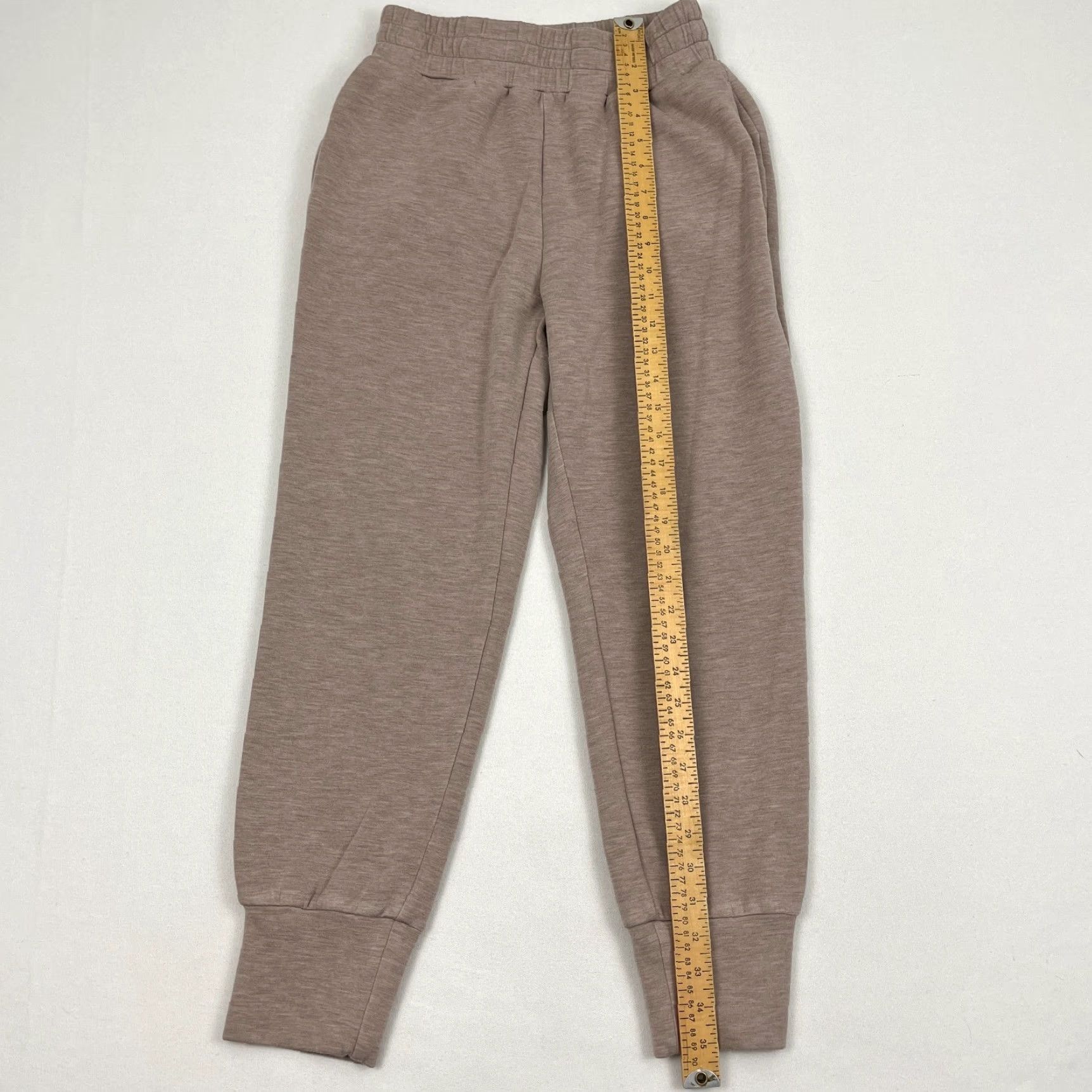 Varley VINTAGE Varley Double Soft The Slim Cuff Pant 25 Womens XS Heather Brown Active Relaxed Size 26" / US 2 / IT 38 - 6 Thumbnail