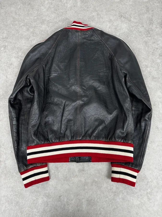 Saint Laurent Paris AW2017 Saint Laurent Black & Red Ricer Leather Jacket Size US M / EU 48-50 / 2 - 4 Thumbnail
