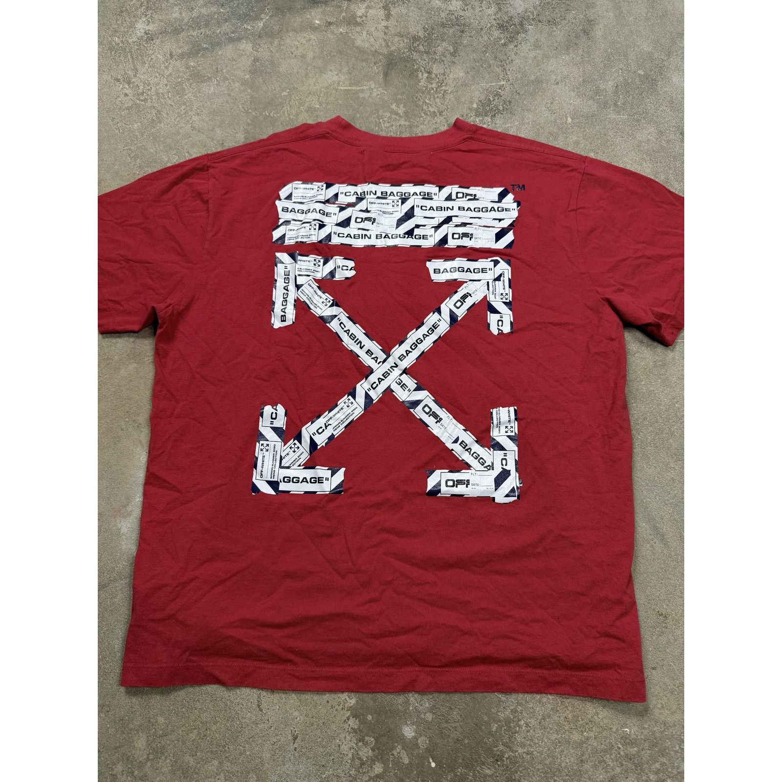 Off-White Off-White Tee White Red Purple Used Large Size US L / EU 52-54 / 3 - 2 Thumbnail