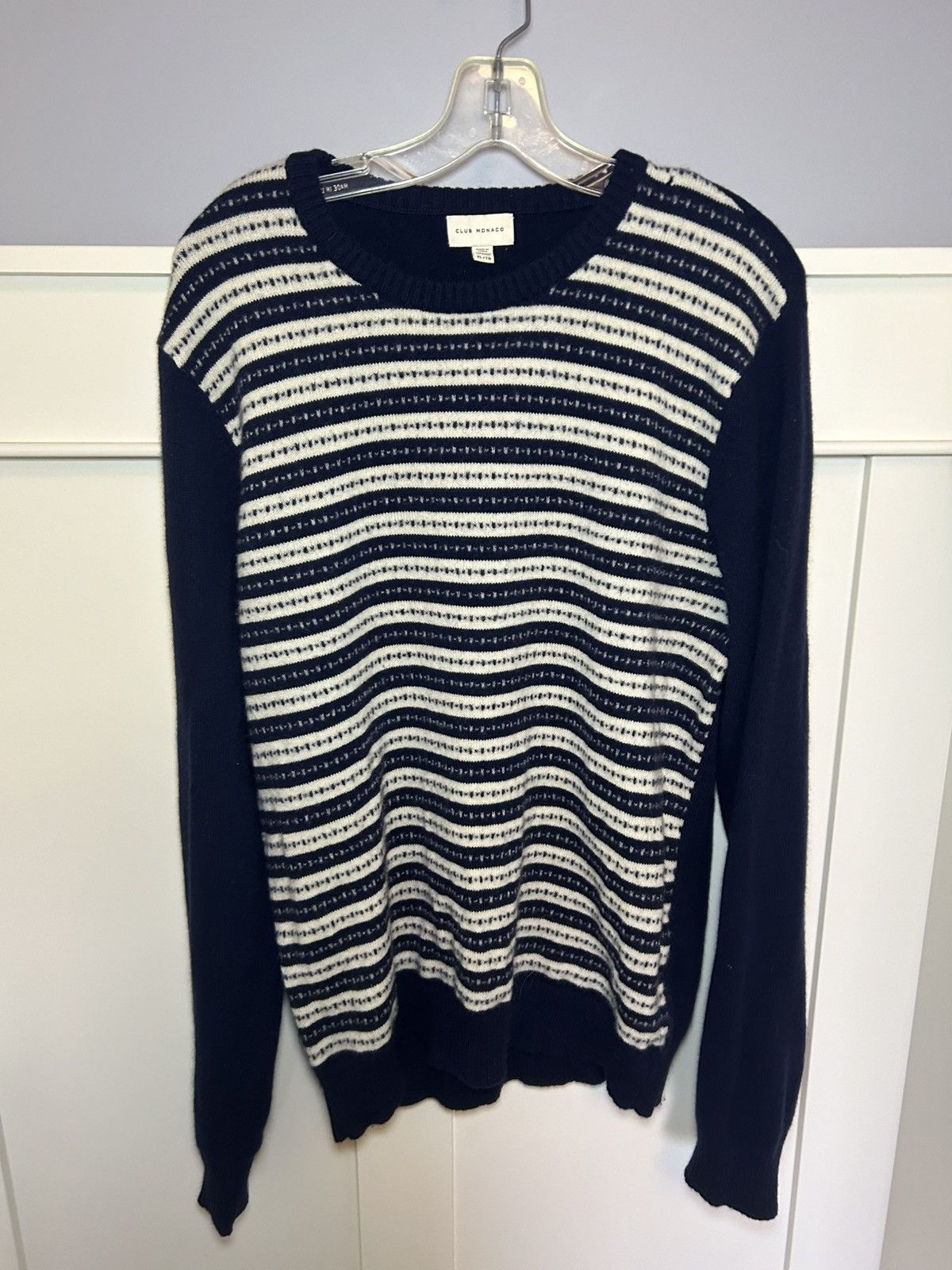 Club Monaco × Designer × Vintage Vintage Club Monaco knit wool sweater Size US XL / EU 56 / 4 - 1 Thumbnail