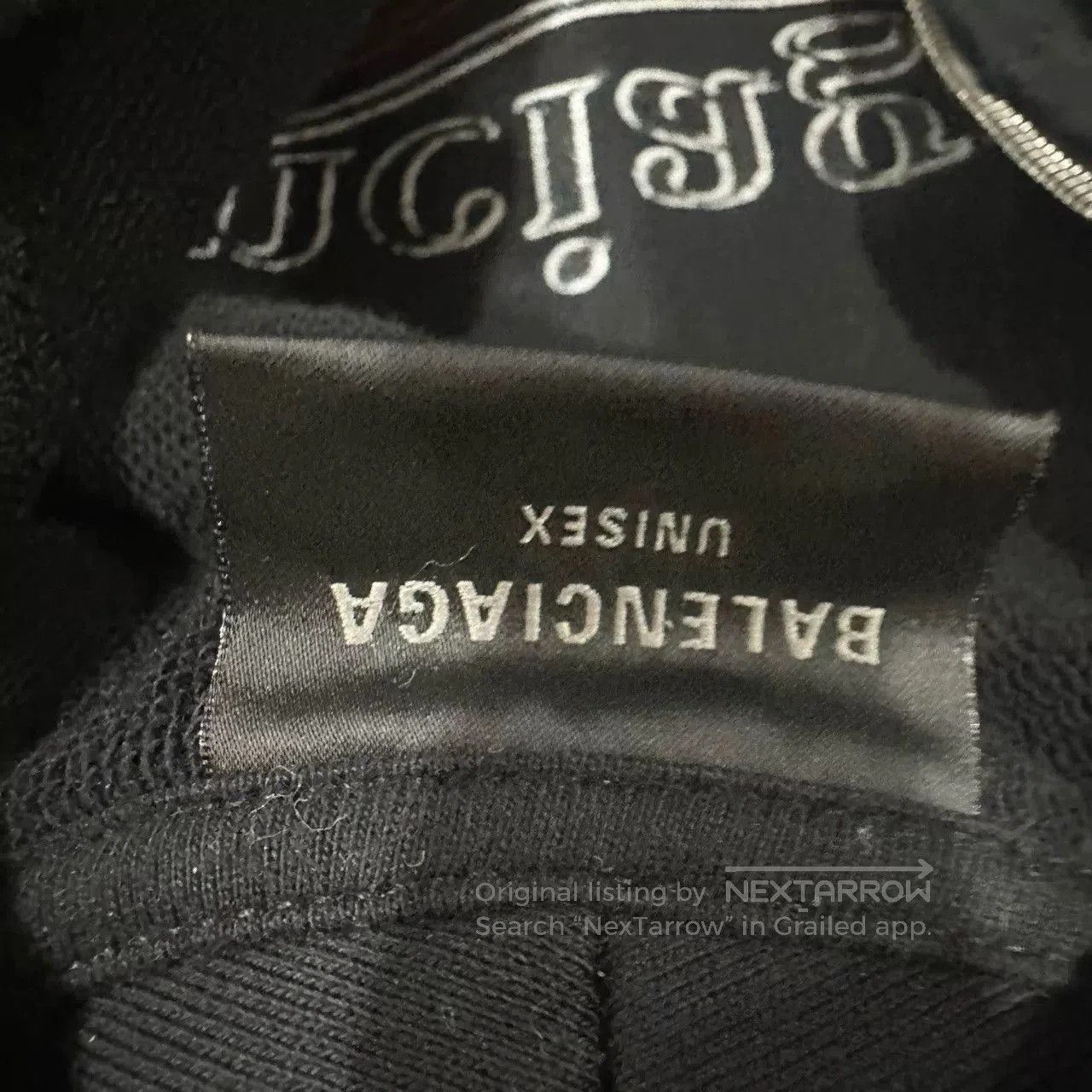 Balenciaga Balenciaga SS23 Solid Letter Print Zip Hoodie. Size US M / EU 48-50 / 2 - 5 Thumbnail