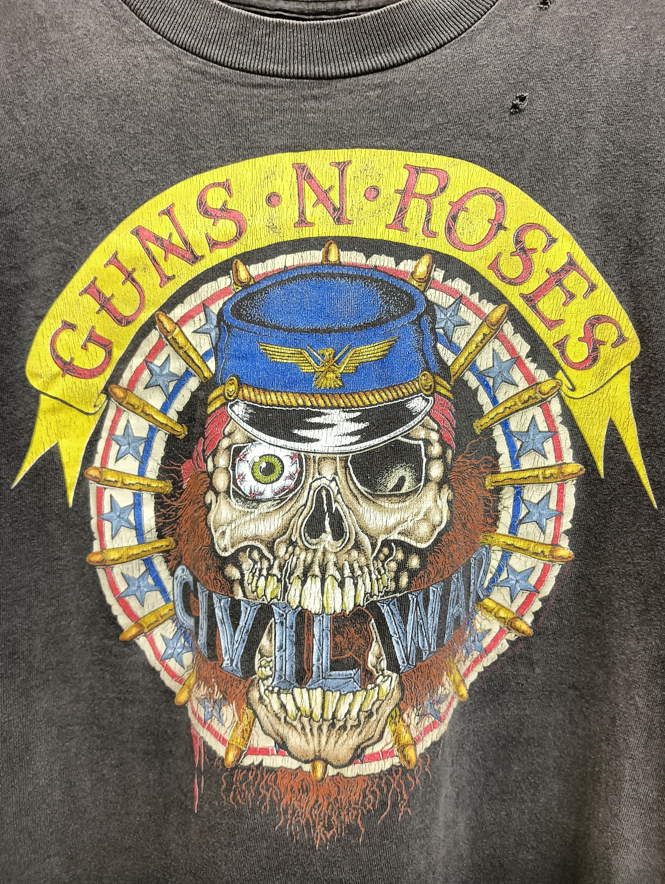 Brockum × Guns N' Roses × Vintage 1991 Guns N Roses Get in the Ring Tour Tee Size US M / EU 48-50 / 2 - 4 Thumbnail
