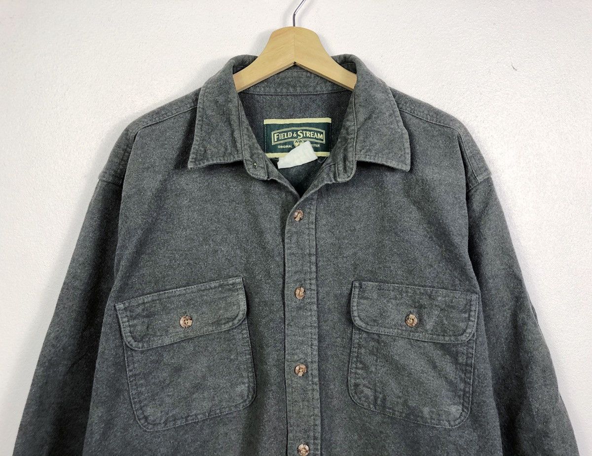 Field & Stream Rare Vintage Field And Stream Thick Flannel Button Ups Shirt Size US XL / EU 56 / 4 - 2 Thumbnail