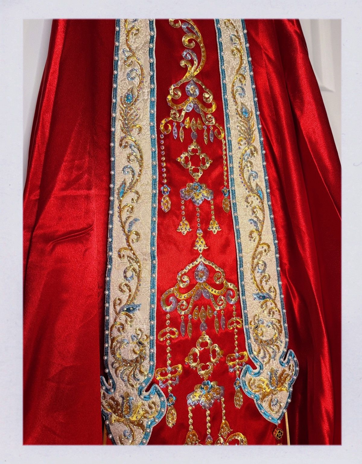 Other Luxurious Chinese Hanfu-Style Wedding Dress Set – Size XXL Size XXL / US 16-18 / IT 52-54 - 3 Thumbnail