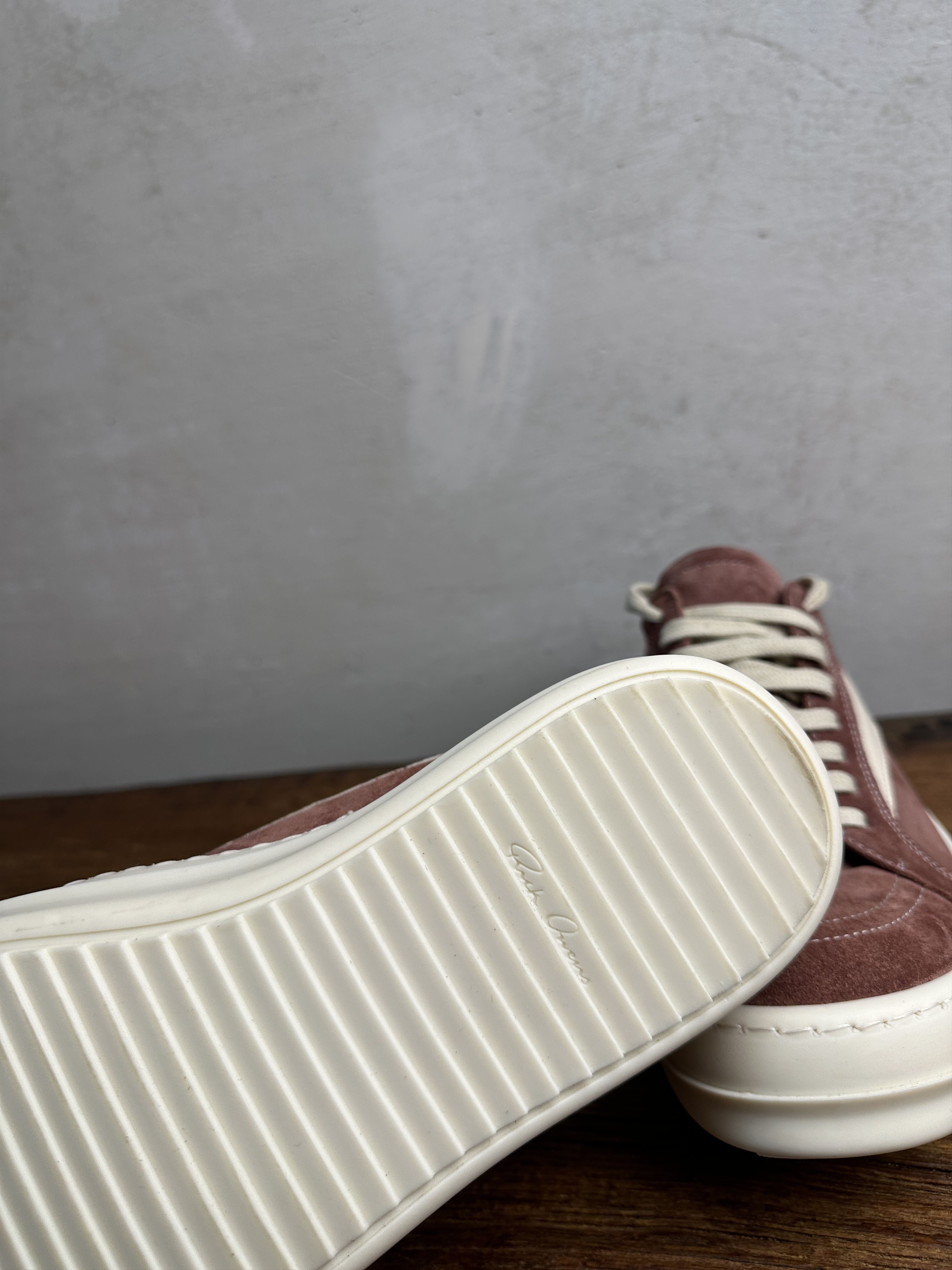 Rick Owens Rick Owens Vintage Suede Sneaker (Clay/Milk) Size US 11 / IT 41 - 15 Thumbnail
