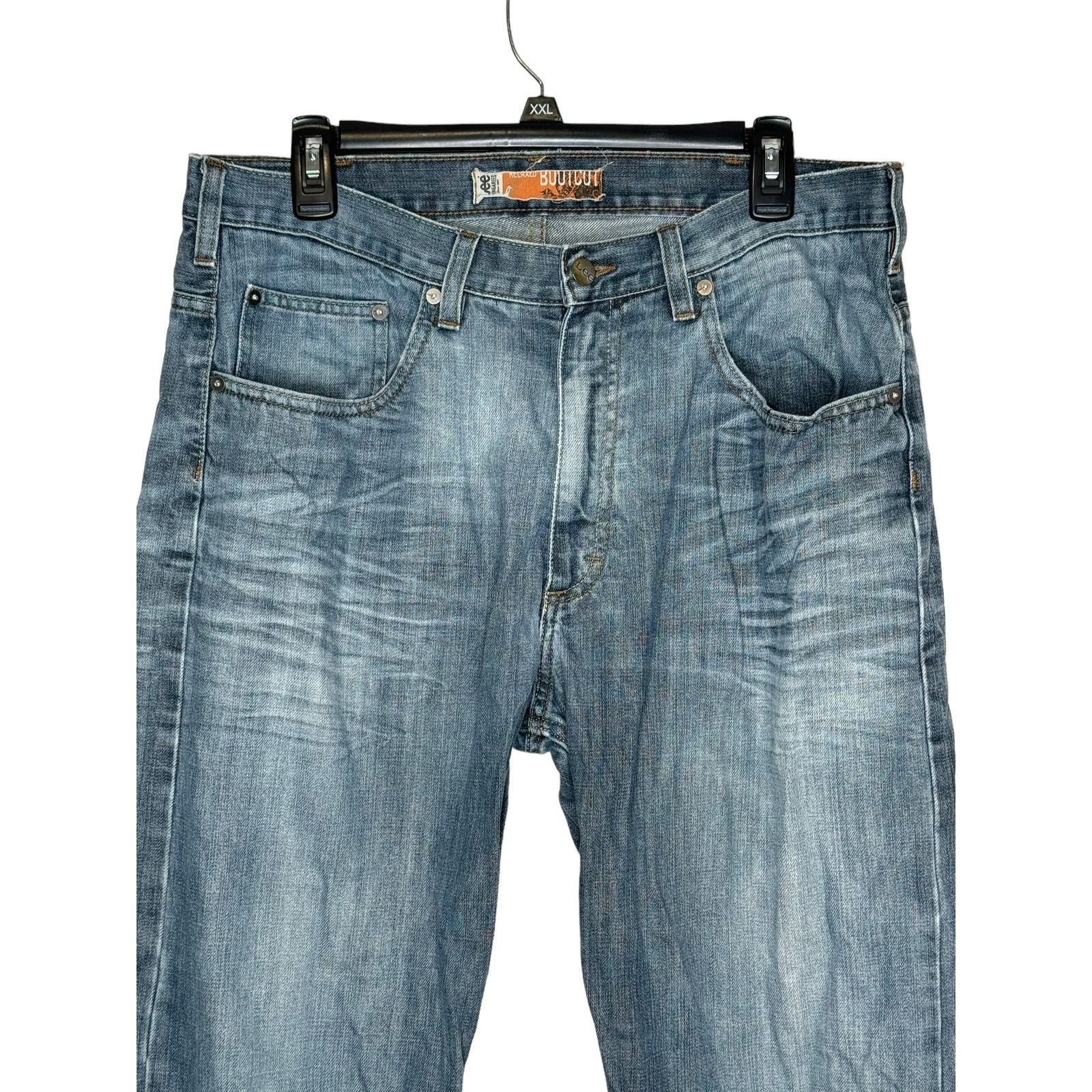 Lee Lee Men's Jeans Relaxed Boot High-Rise Medium Wash 34X34 Size US 34 / EU 50 - 4 Thumbnail