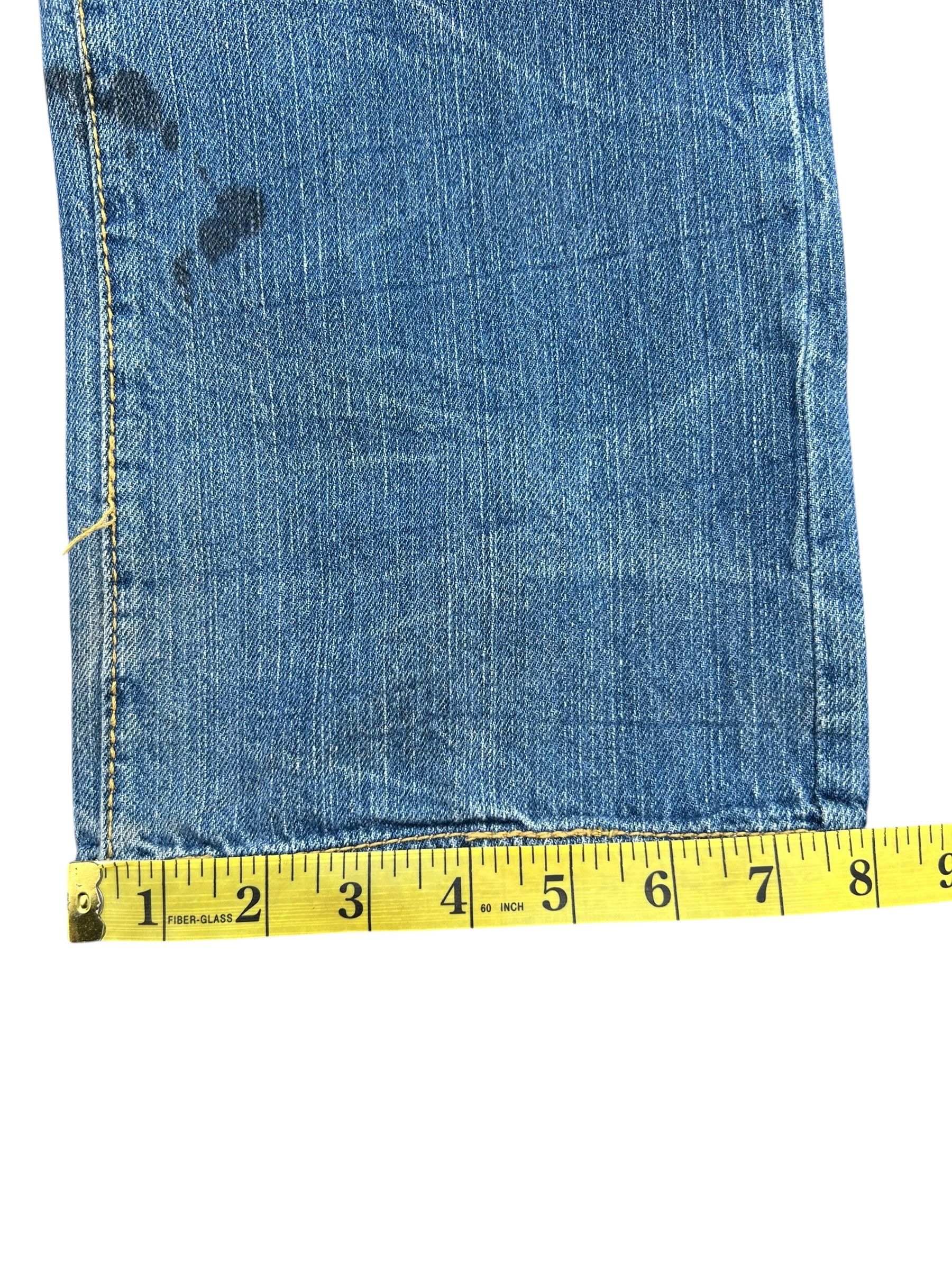If Six Was Nine × KMRii × Kapital Batsu Skull Poems Distressed Japanese Punk Denim Jeans Size US 29 - 23 Thumbnail