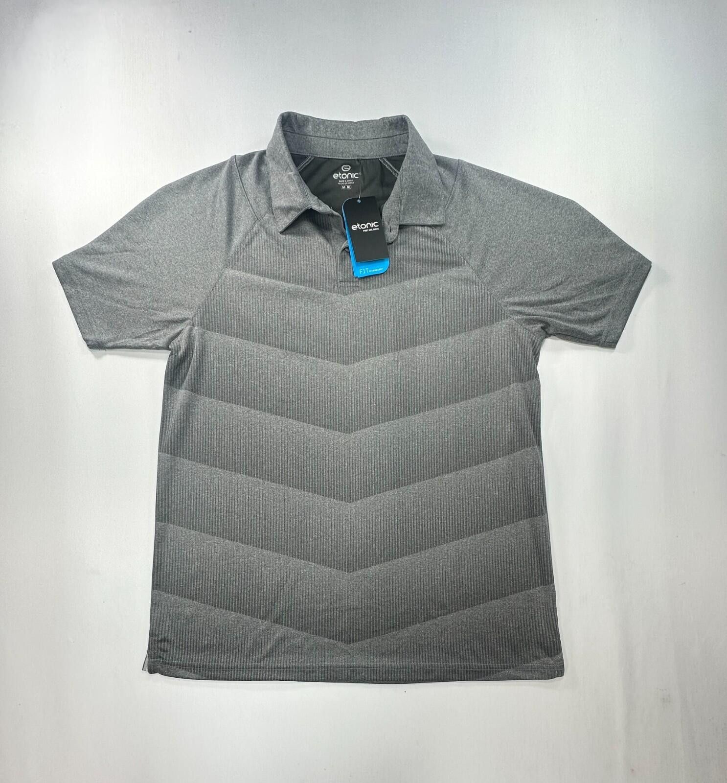 Etonic Etonic 1/4 Button Fit Dri UV Protect Polo Shirt Gray Mens M Size US M / EU 48-50 / 2 - 1 Thumbnail