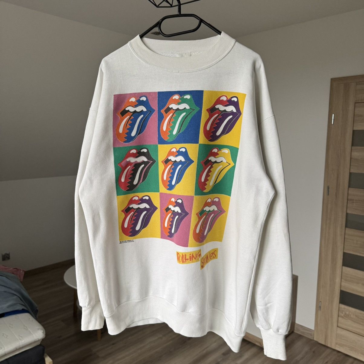 Band Tees × The Rolling Stones × Vintage Vintage The Rolling Stones 1989 American Tour Sweatshirt 80s Size US L / EU 52-54 / 3 - 1 Thumbnail