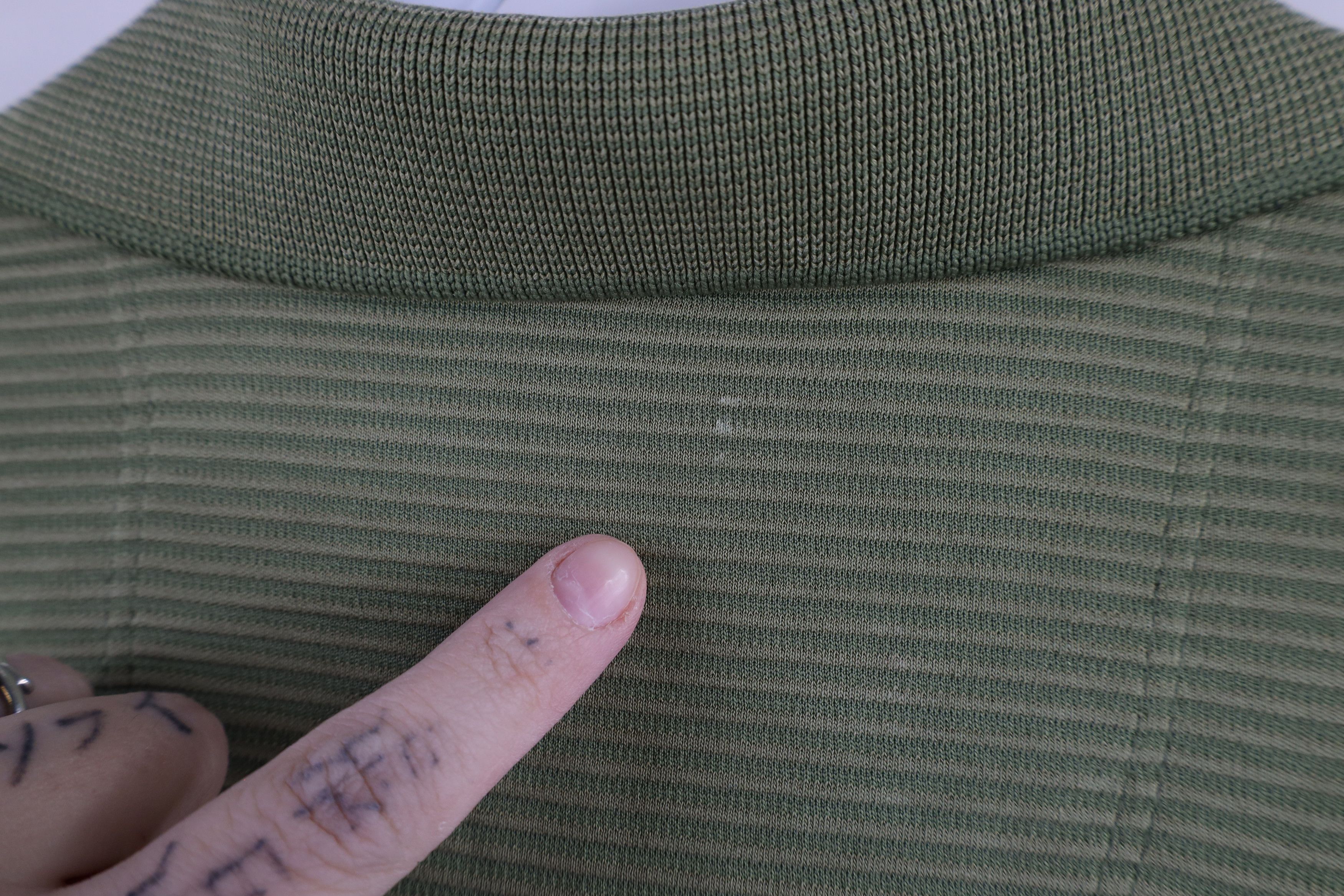 Tommy Bahama × Vintage Vintage Tommy Bahama Ribbed Long Sleeve Polo Shirt Green Size US L / EU 52-54 / 3 - 8 Thumbnail