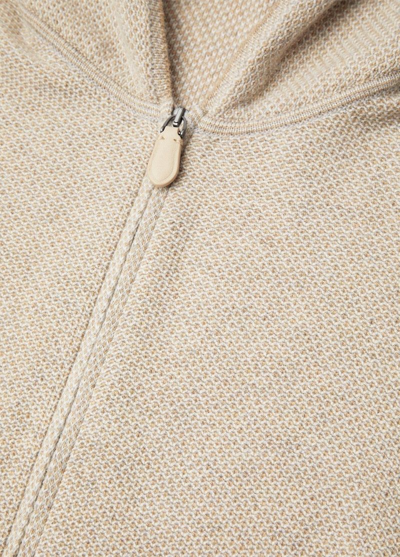 Loro Piana o1srvl11e0526 FAP2129 Varallo Hooded Bomber Jacket in Beige Size M / US 6-8 / IT 42-44 - 6 Thumbnail
