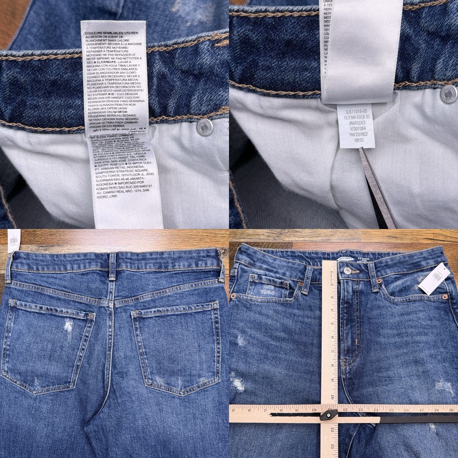Old Navy Old Navy Jeans Womens 12 High Rise Slim 5-Pocket Blue Denim Stretch Ankle Modern 26.5in Inseam NWT Size 34" / US 12 / IT 48 - 8 Thumbnail