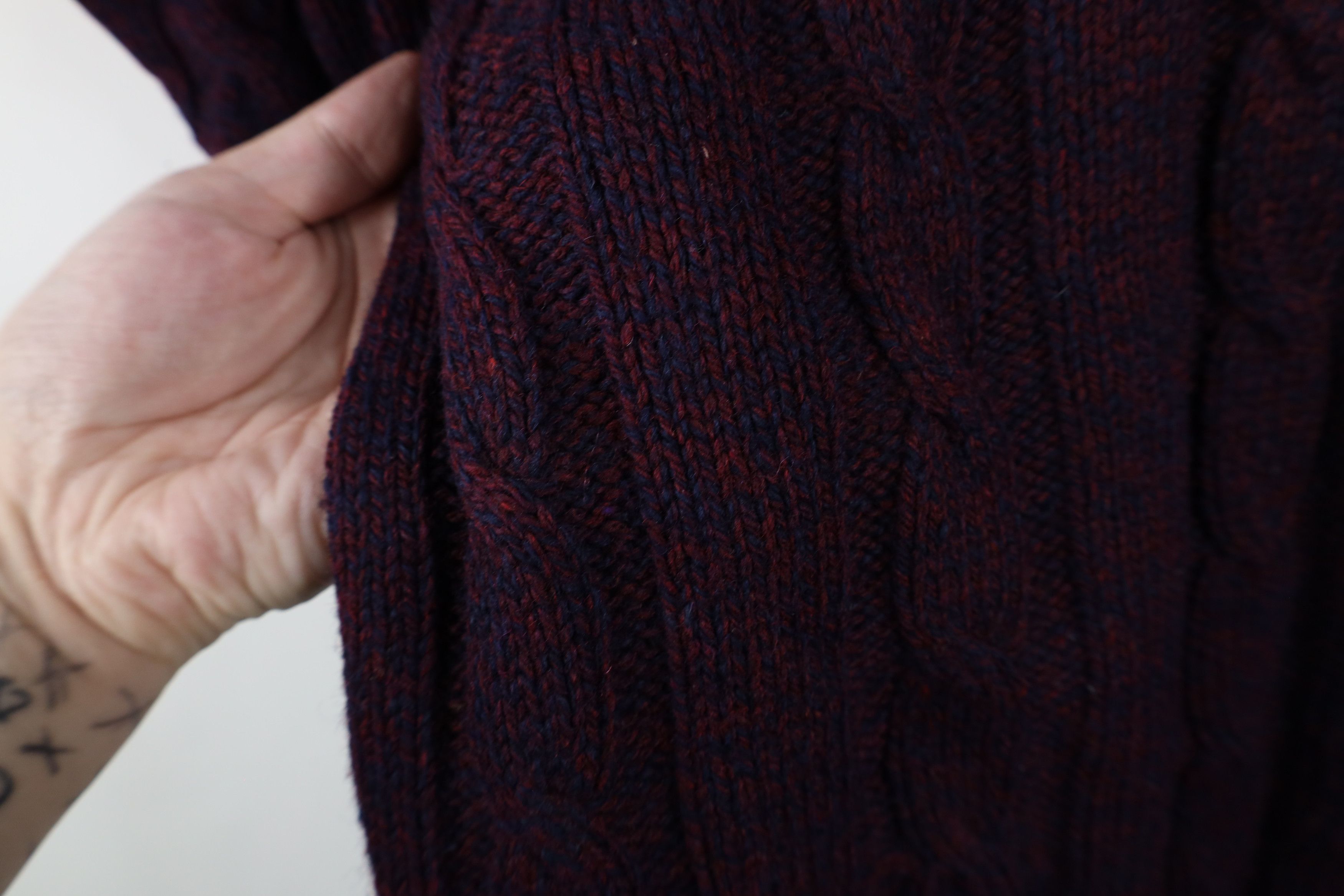Eddie Bauer × Vintage Vintage 90s Eddie Bauer Knit Shawl Cardigan Sweater USA Size US L / EU 52-54 / 3 - 13 Thumbnail