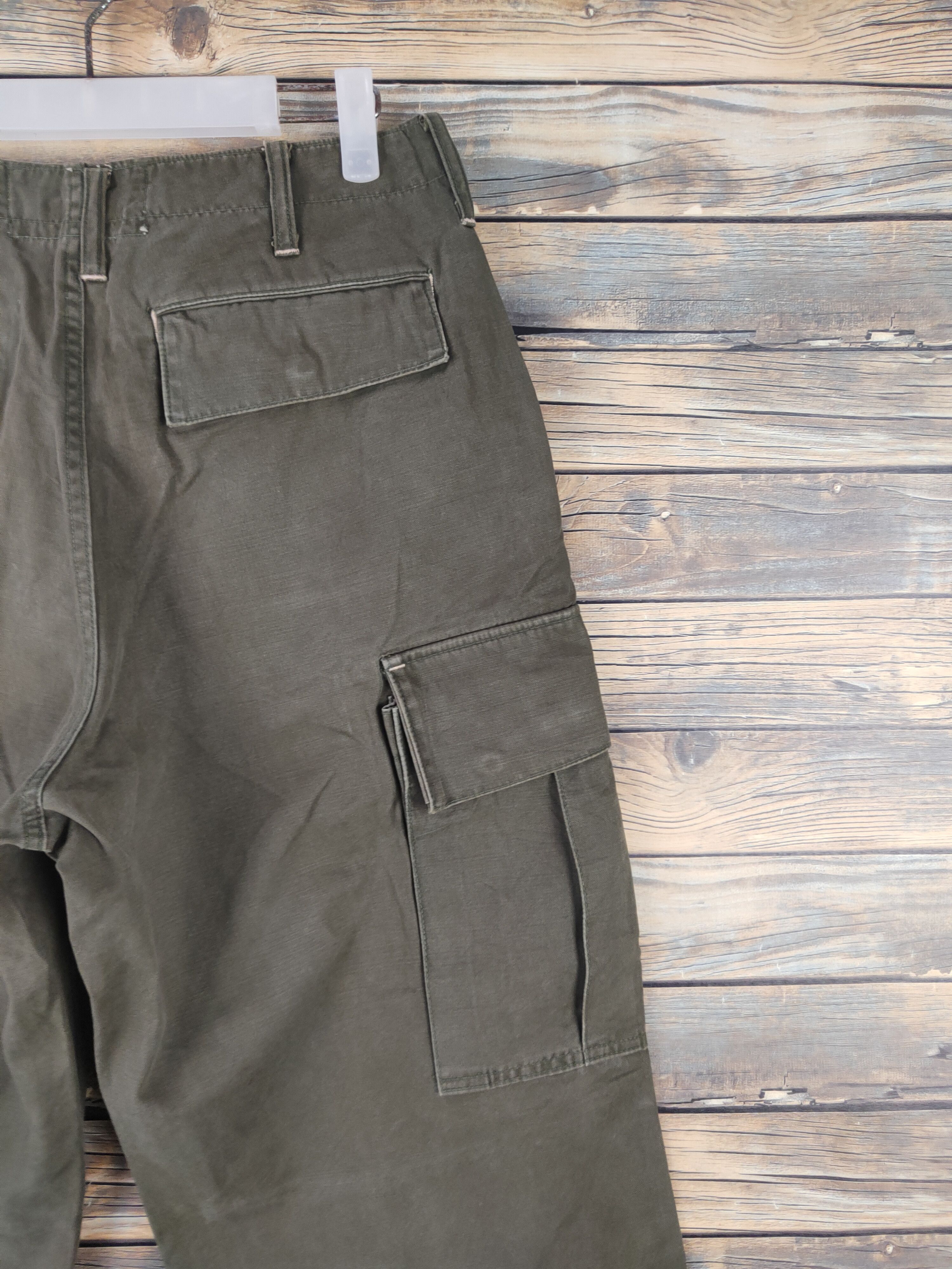 Japanese Brand DL Blue Way Olive Multipocket Tactical Cargo Pants #1485 Size US 30 / EU 46 - 10 Thumbnail