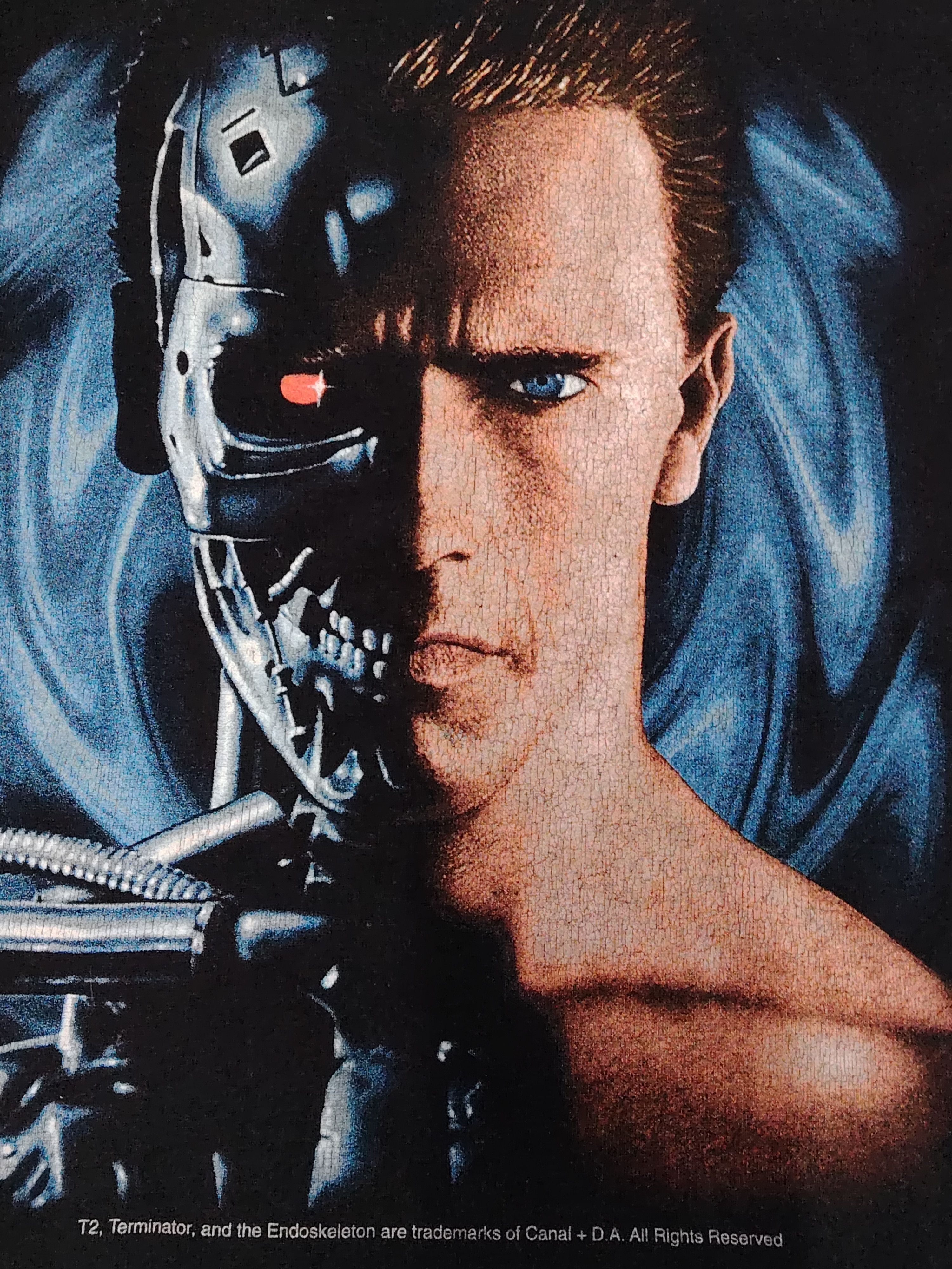 Vintage Rare.!! Vintage Terminator 2 movie t shirt Size US L / EU 52-54 / 3 - 4 Thumbnail