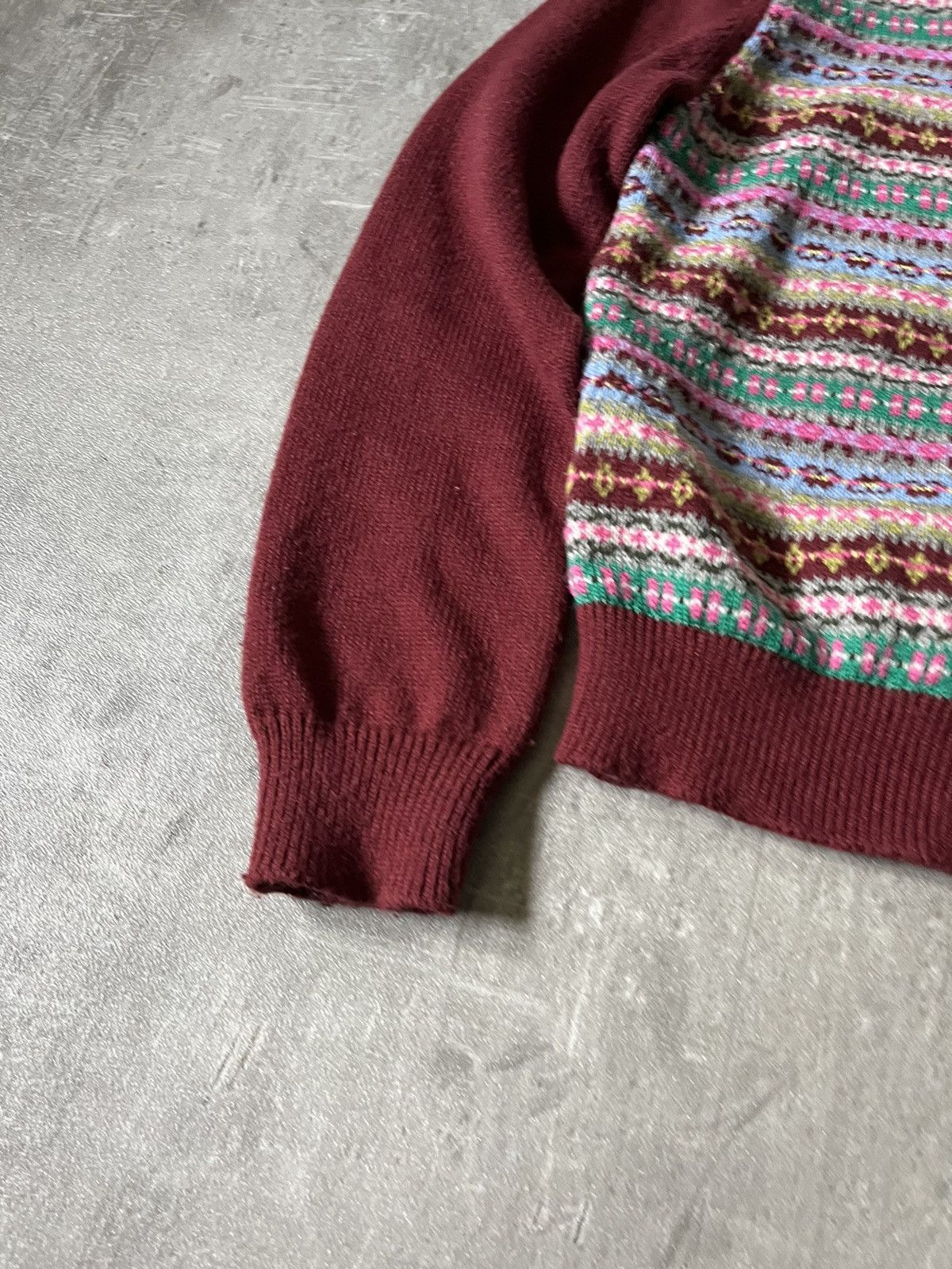Comme des Garcons × Japanese Brand Comme des Garcons GIRL wool multicolor cardigan Size M / US 6-8 / IT 42-44 - 3 Thumbnail