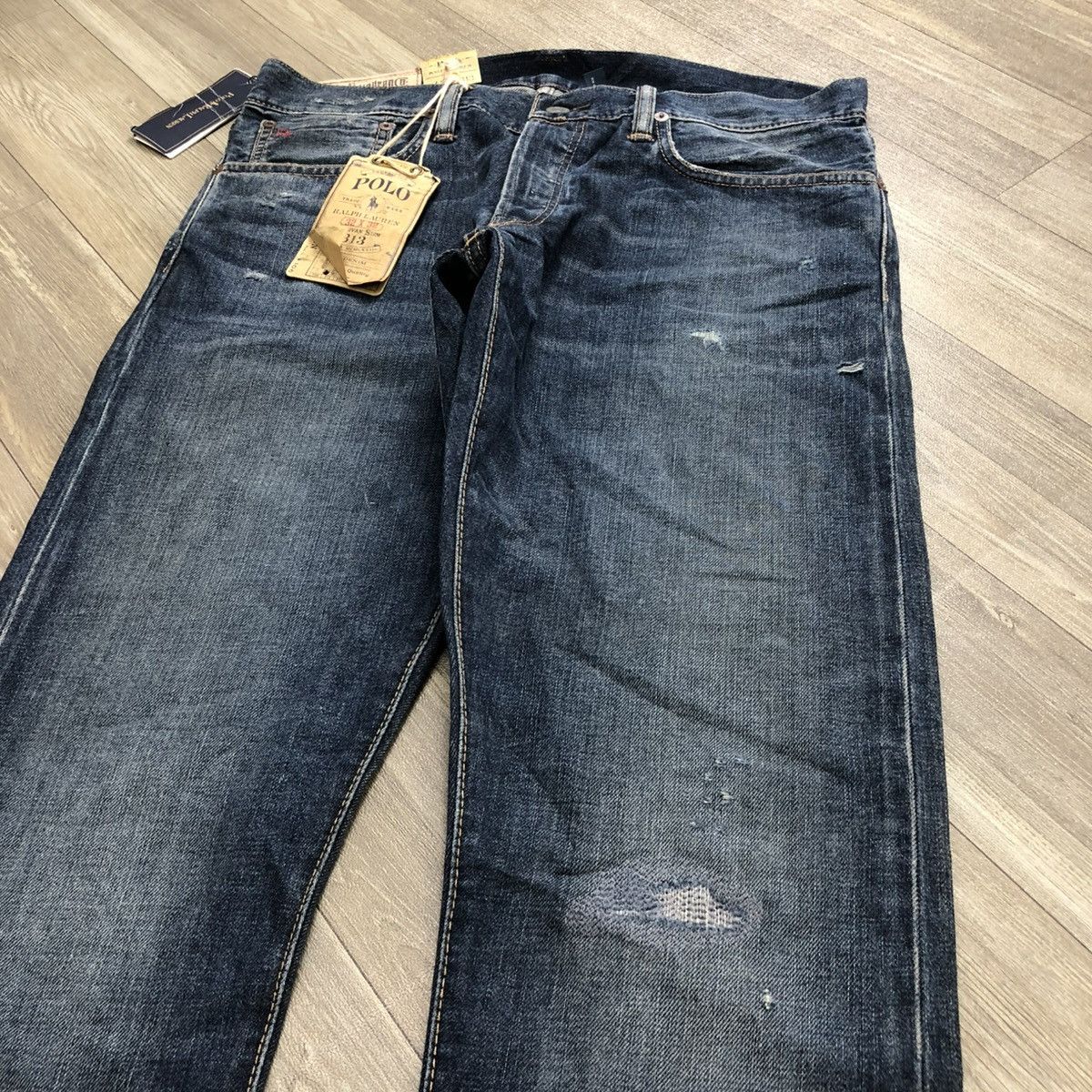 Polo Ralph Lauren × Vintage Vintage Polo Ralph Lauren PRL Distressed Jeans With Tag Size US 34 / EU 50 - 3 Thumbnail