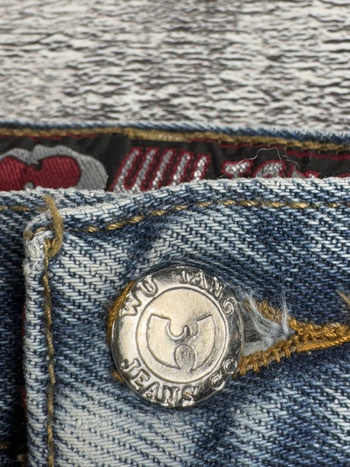 Wu-Tang Clan WU-TANG VINTAGE DENIM RAP HIP HOP BAGGY SKATE JEANS PANTS Size US 34 / EU 50 - 24 Thumbnail
