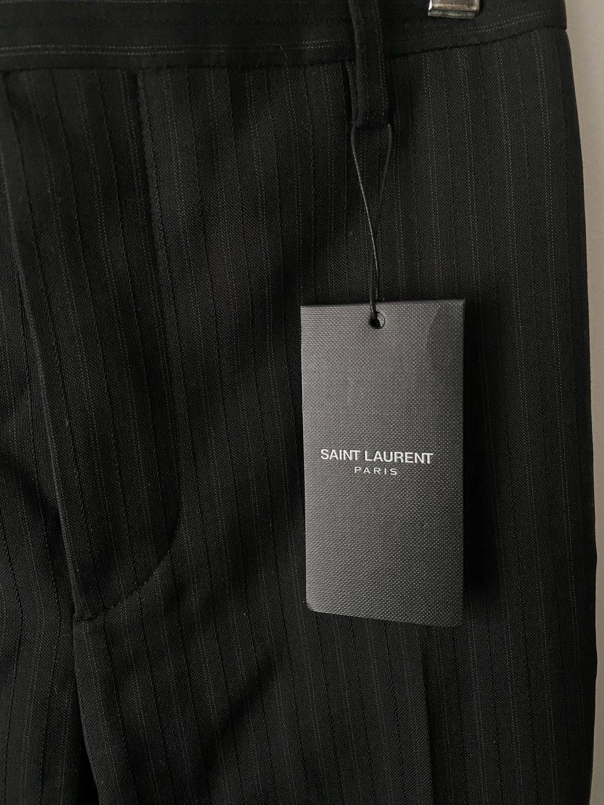Saint Laurent Paris Saint Laurent Paris Striped Trouser BNWT Size US 30 / EU 46 - 2 Thumbnail