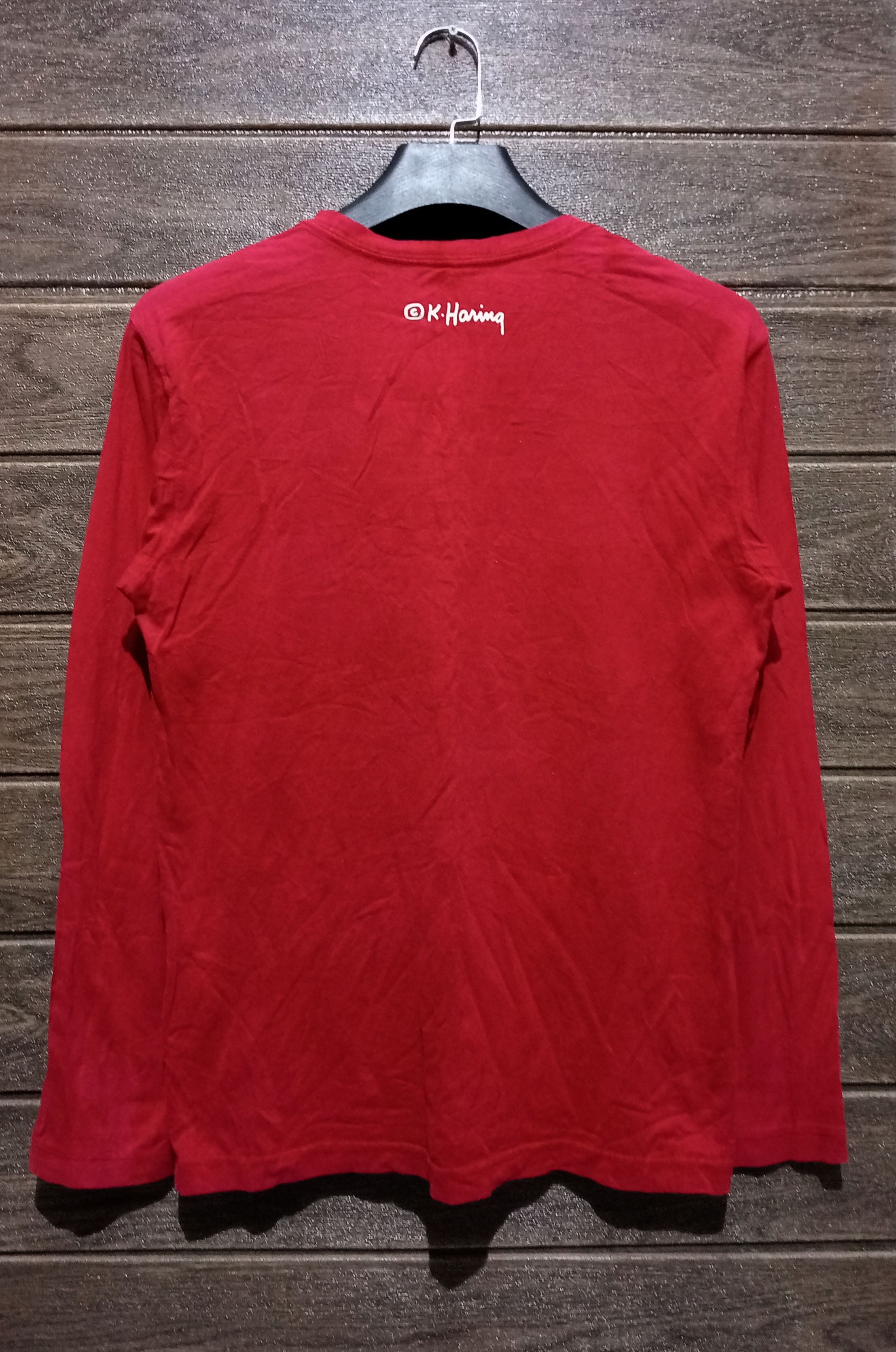 Keith Haring Vintage Keith Haring Radiant Baby Long Sleeve Tshirt Rare Size US S / EU 44-46 / 1 - 9 Thumbnail