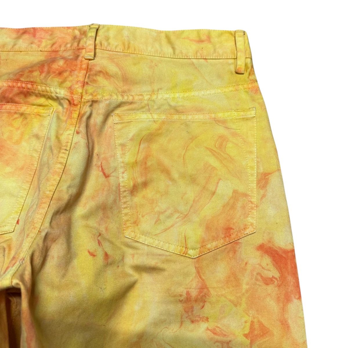 Japanese Brand Vintage SYNAPS Denim Painted Bleach Jeans Size US 31 - 12 Thumbnail