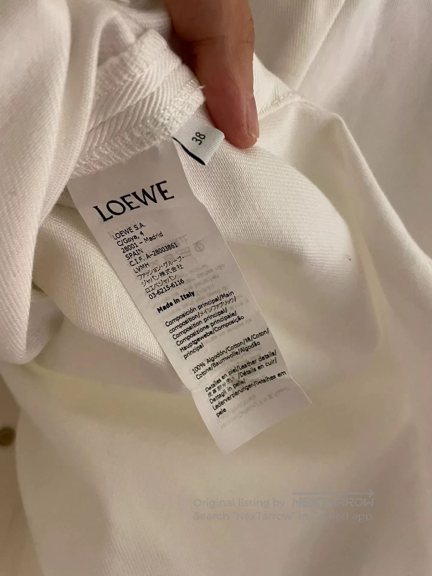 Loewe Loewe Classic Collar Cotton Loose Coat. Size S / US 4 / IT 40 - 7 Thumbnail