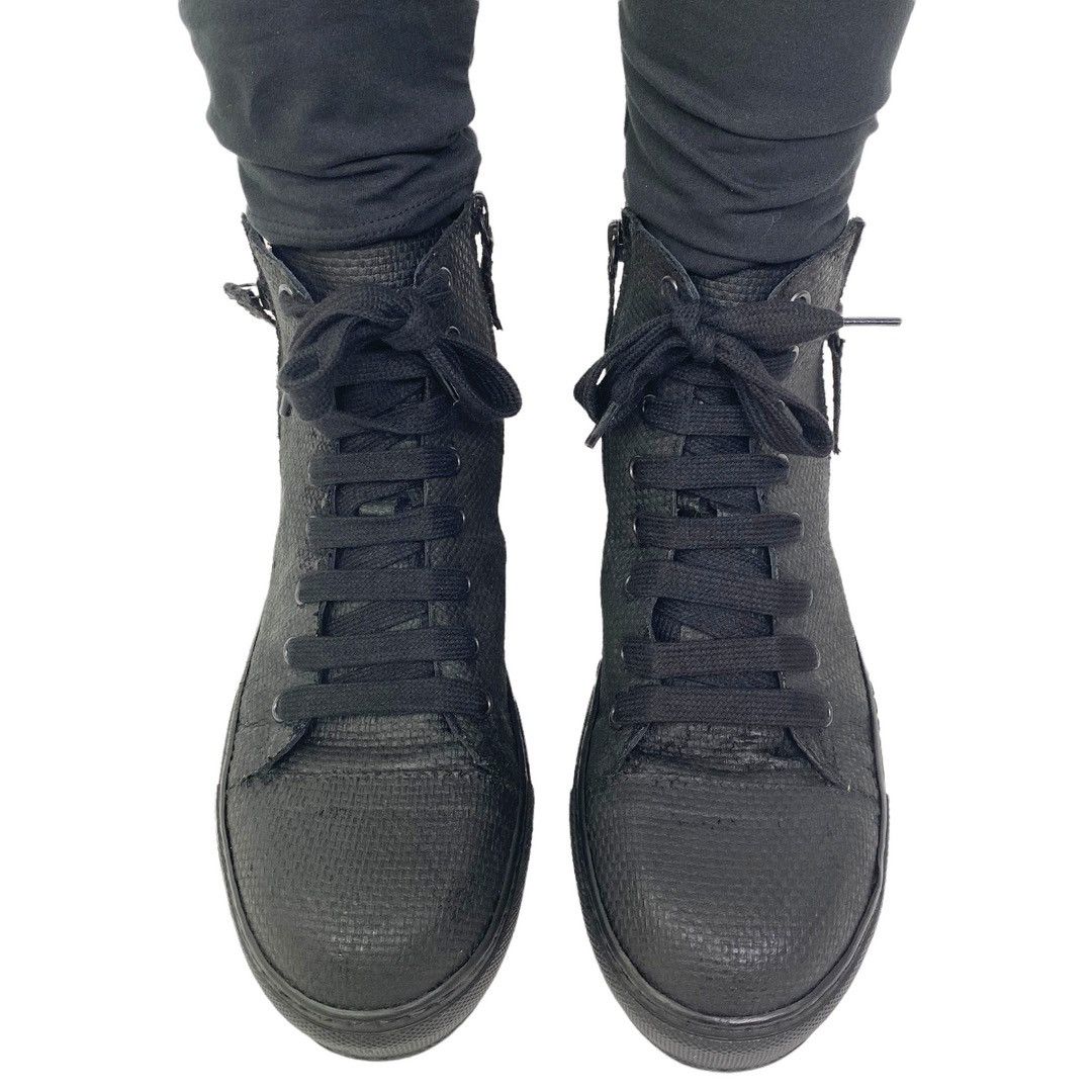 Rundholz rundholz mainline painted textile hi-top double ankle boots Size US 9 / IT 39 - 3 Thumbnail